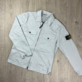 Stone Island Zip Overshirt - Sky Blue -Usfansport