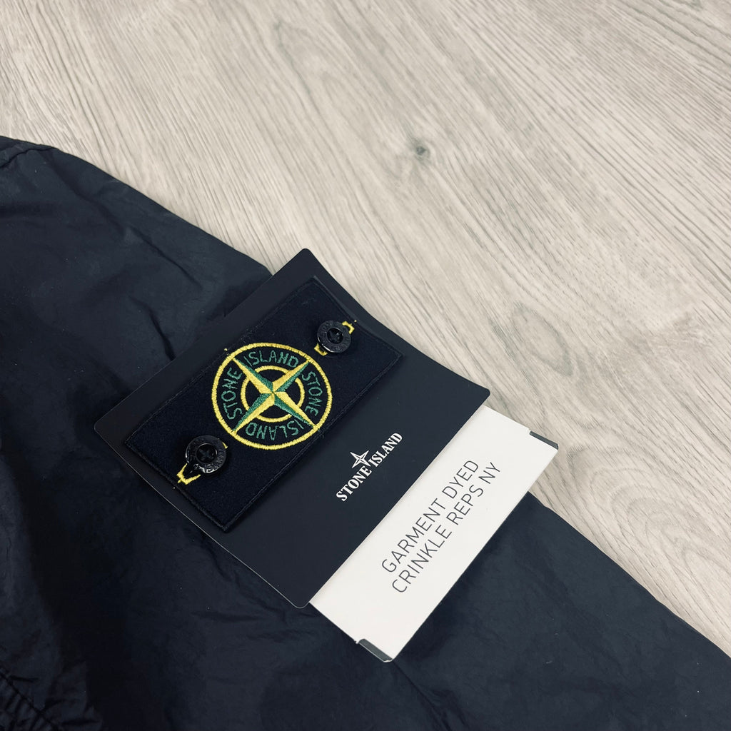 Stone Island Crinkle Reps NY Jacket - Black -Usfansport