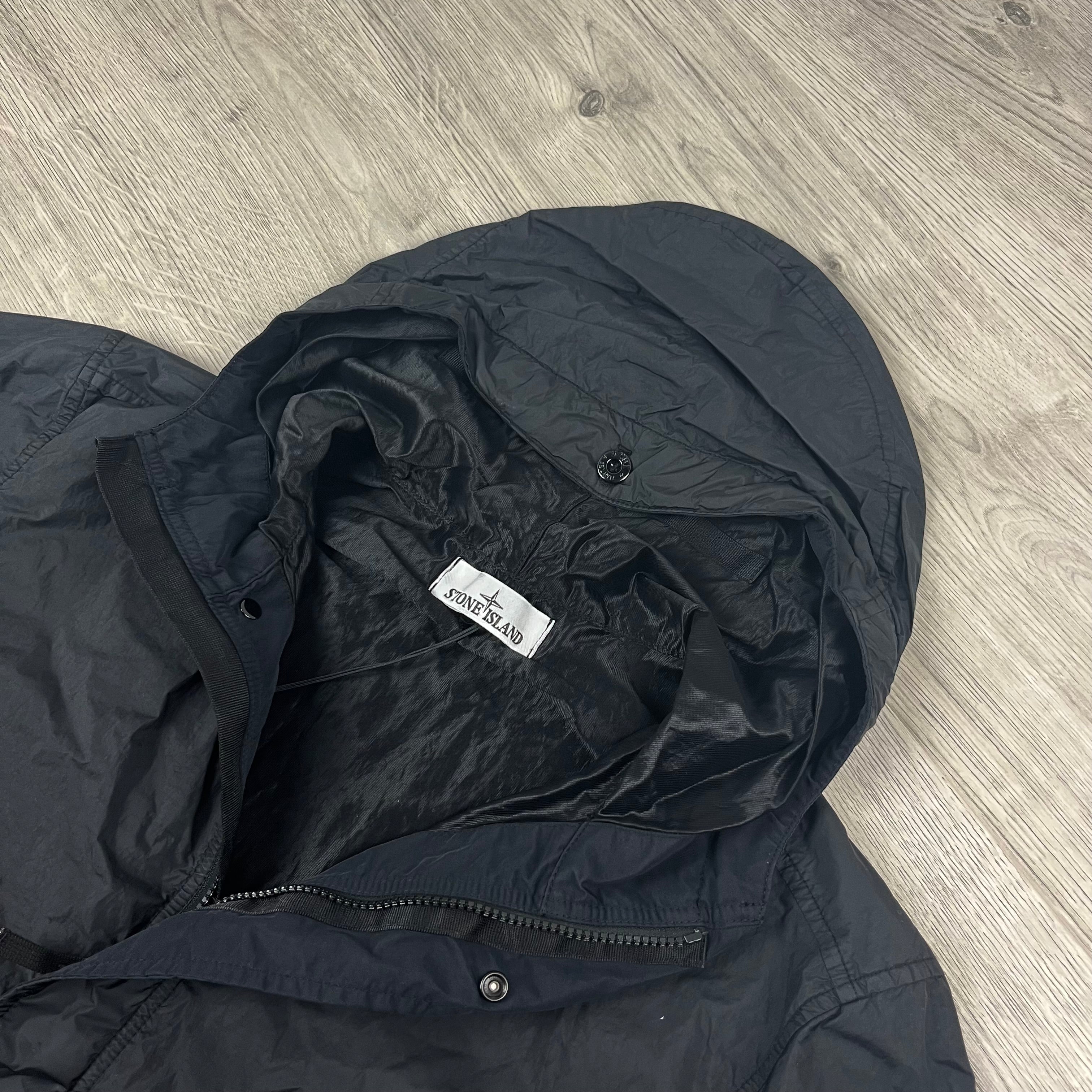 Stone Island Crinkle Reps NY Jacket - Black -Usfansport