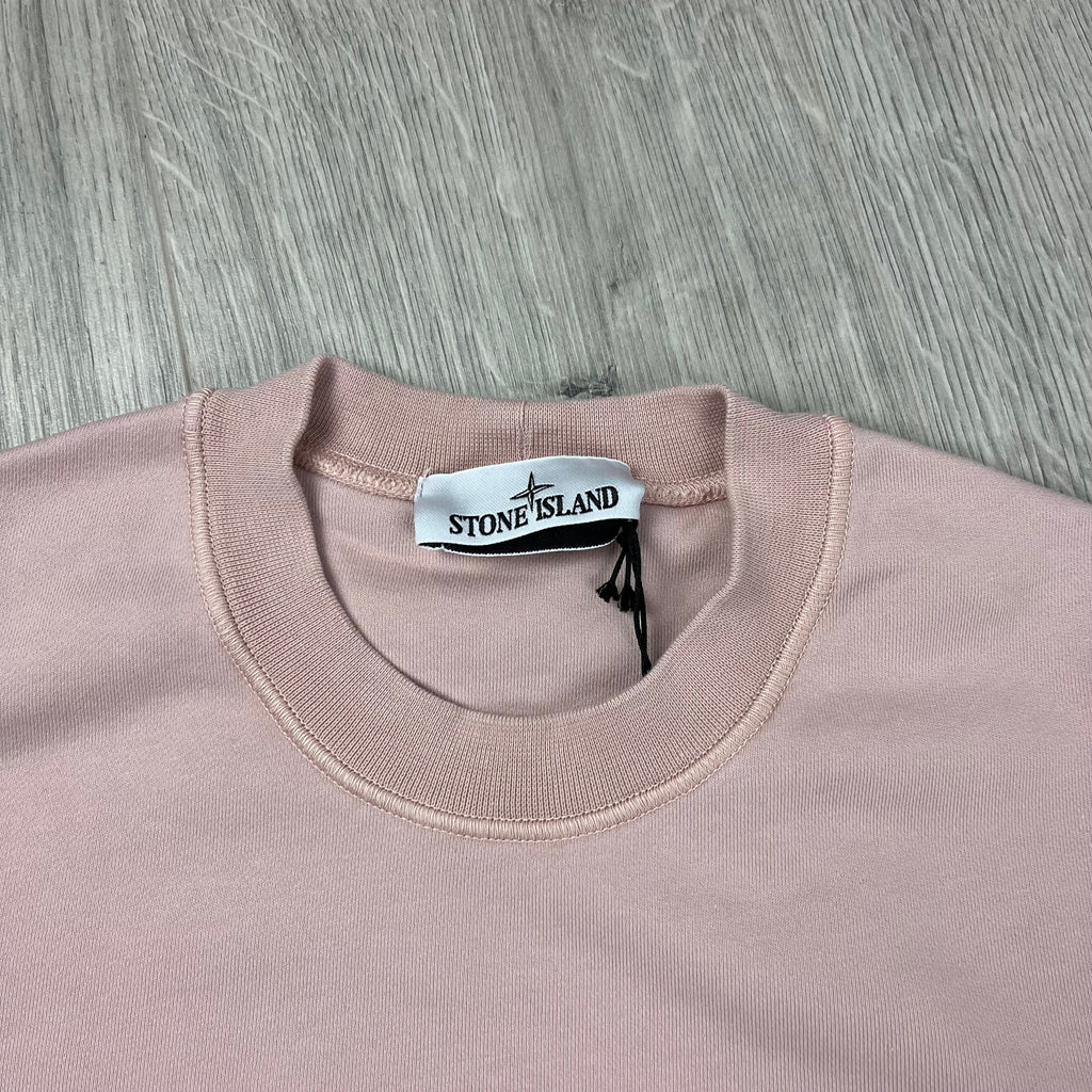 Stone Island Dyed Sweatshirt - Rose -Usfansport