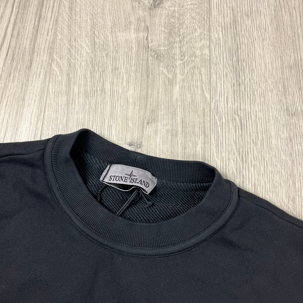 Stone Island Dyed Sweatshirt - Black -Usfansport