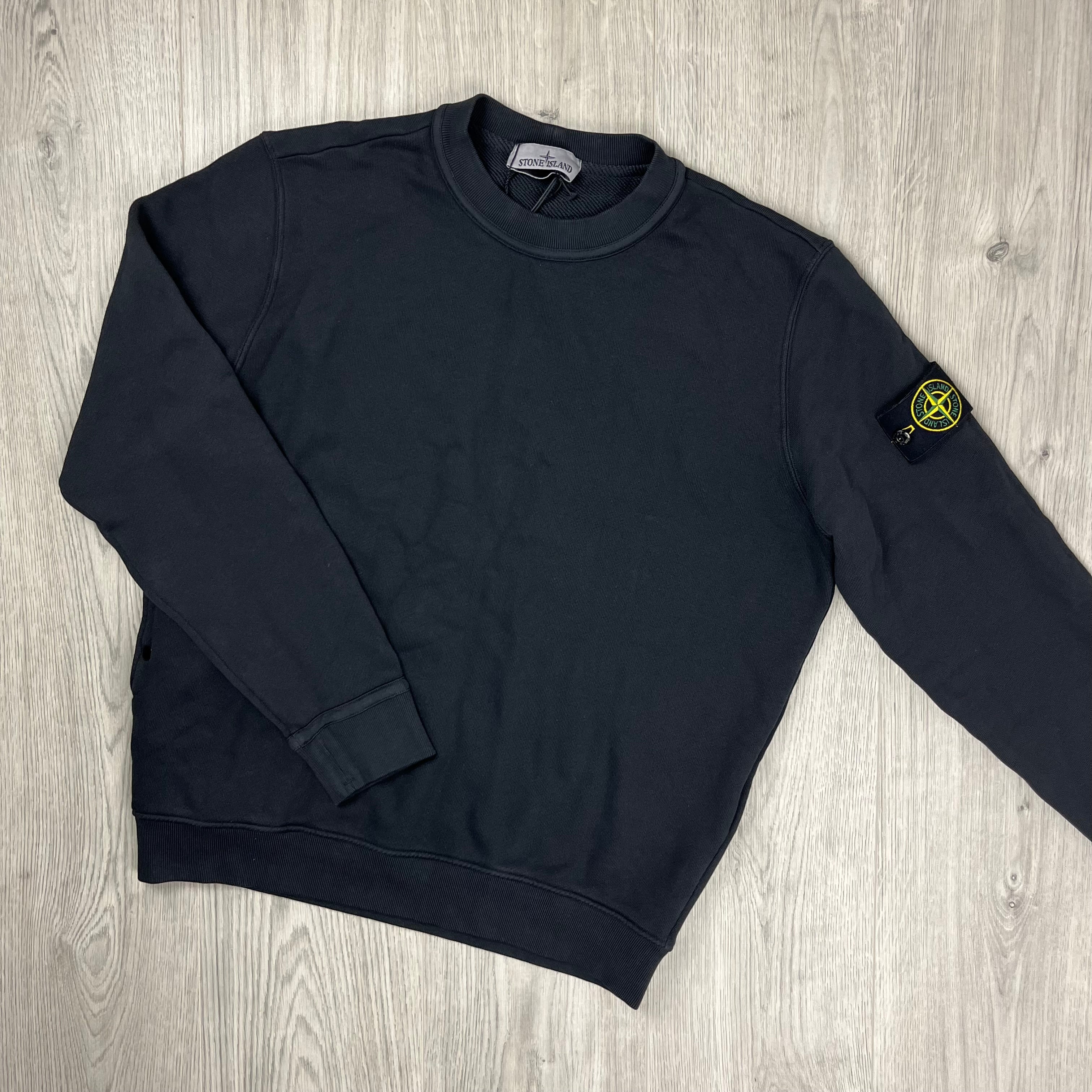 Stone Island Dyed Sweatshirt - Black -Usfansport