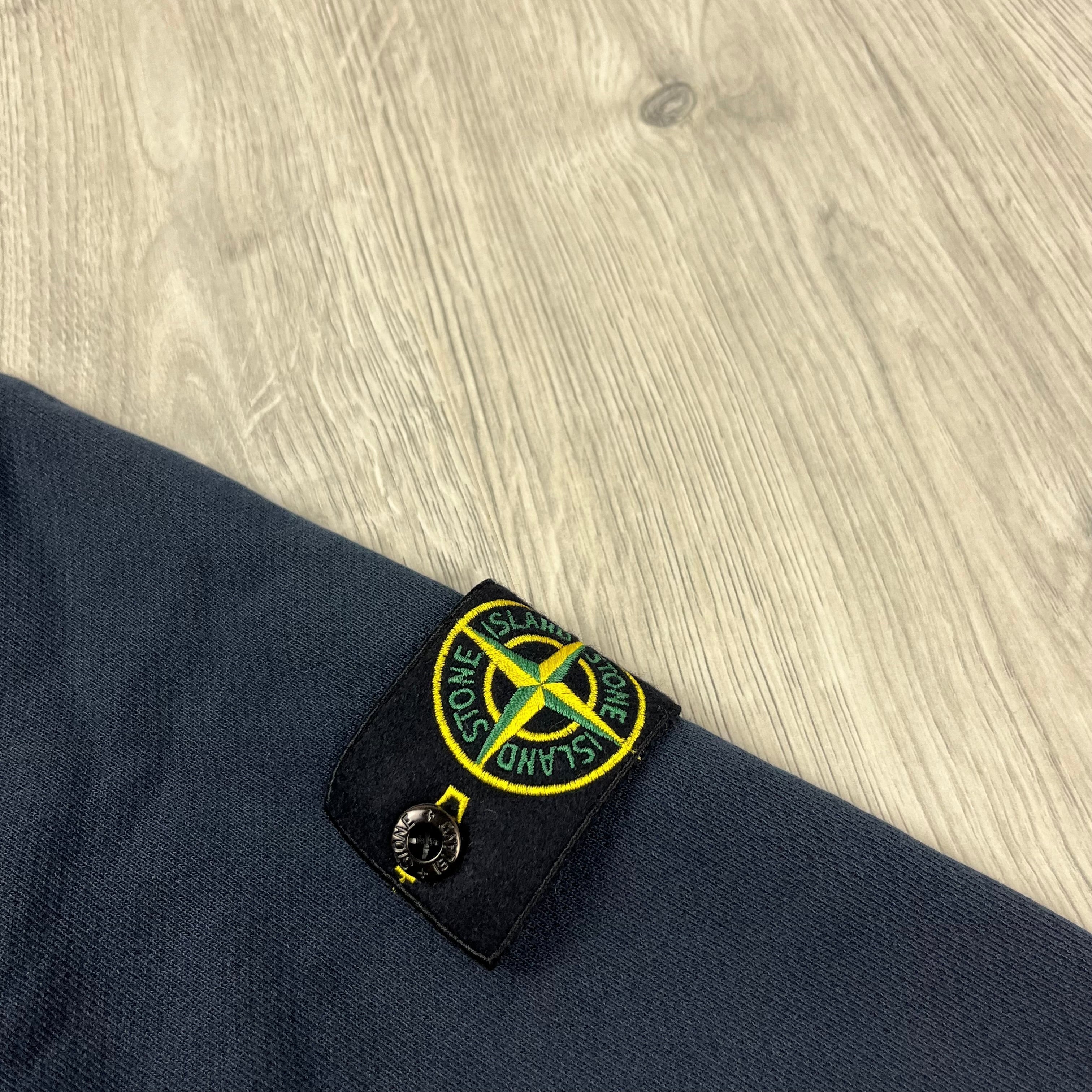 Stone Island Dyed Sweatshirt - Navy -Usfansport