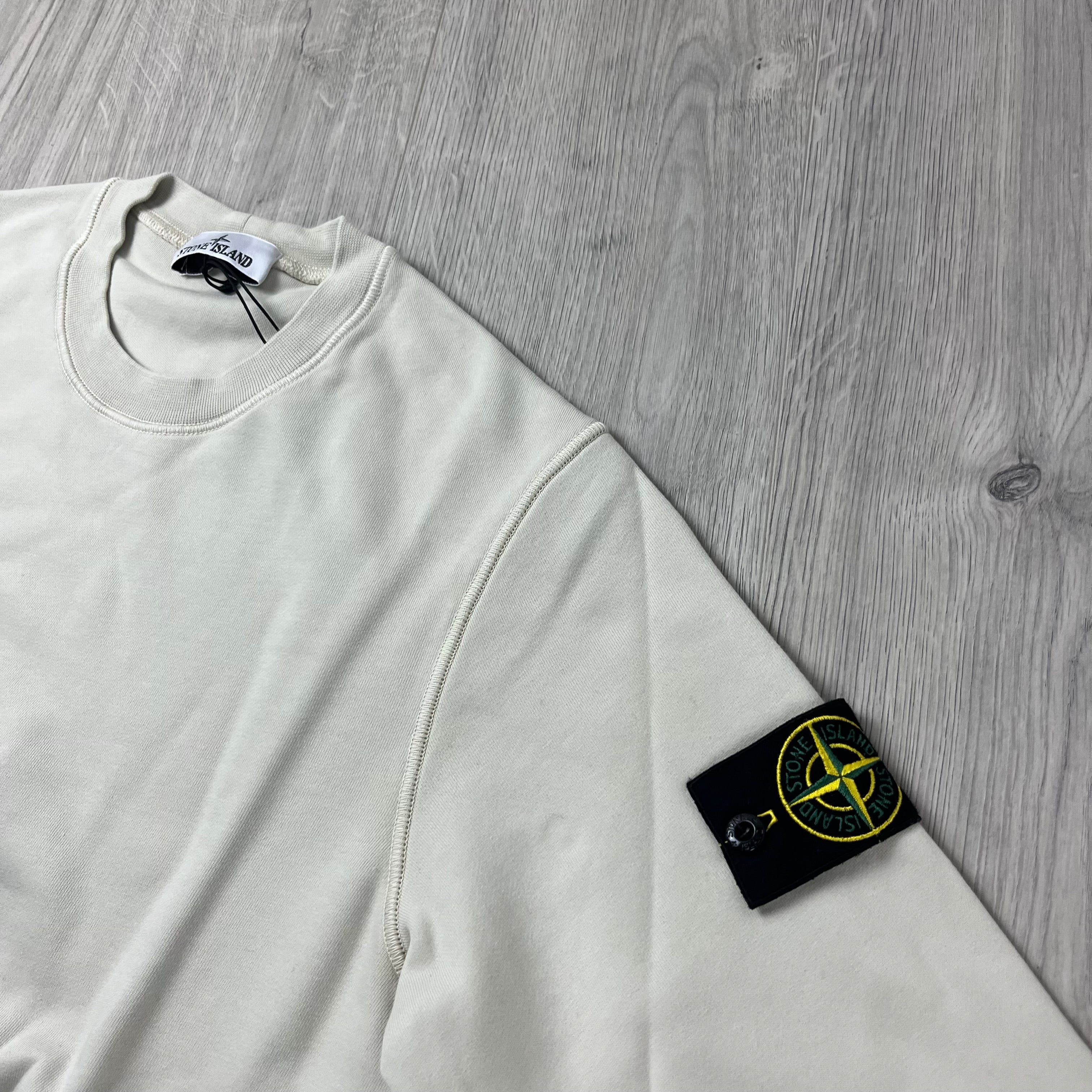 Stone Island Dyed Sweatshirt - Sand -Usfansport