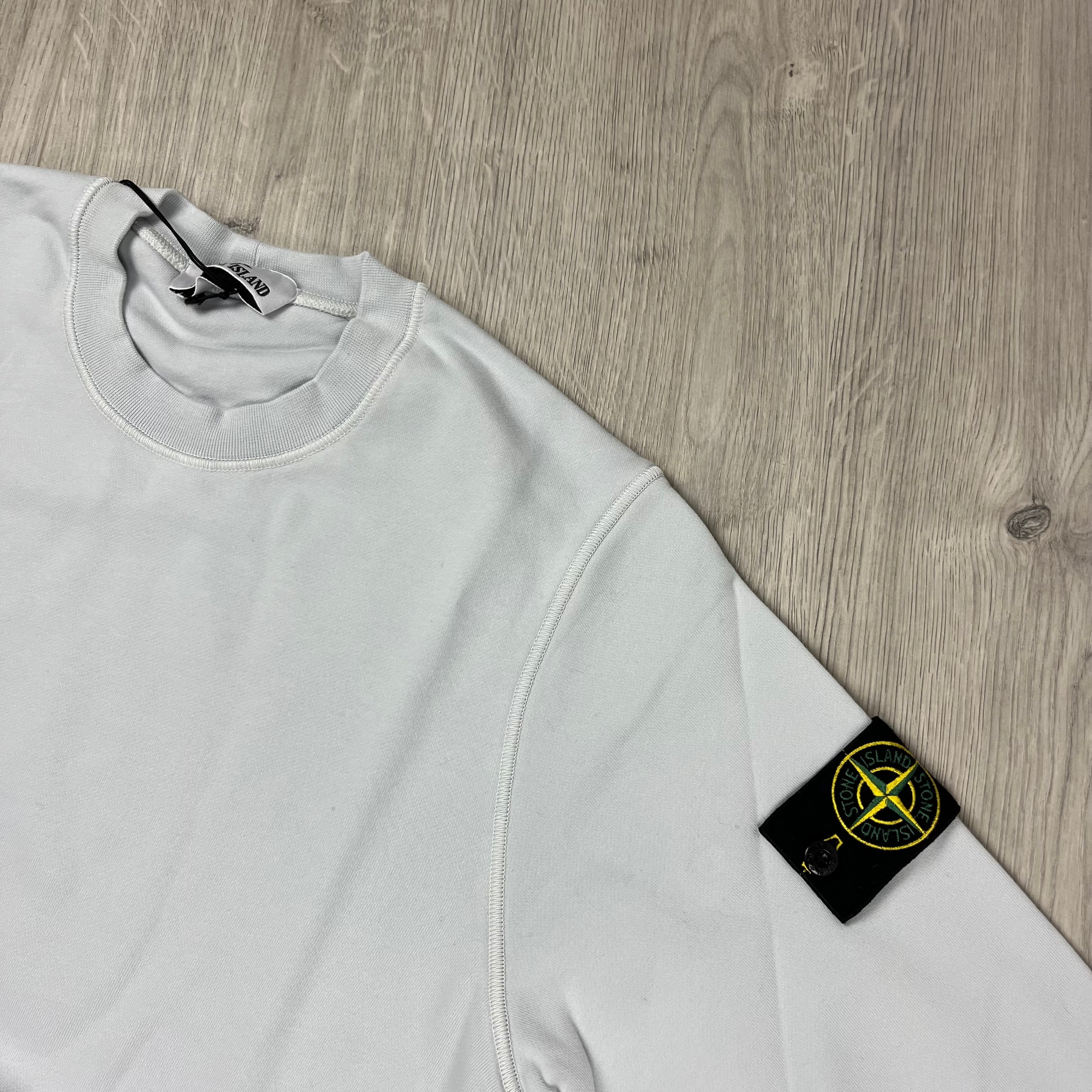 Stone Island Dyed Sweatshirt - Sky Blue -Usfansport
