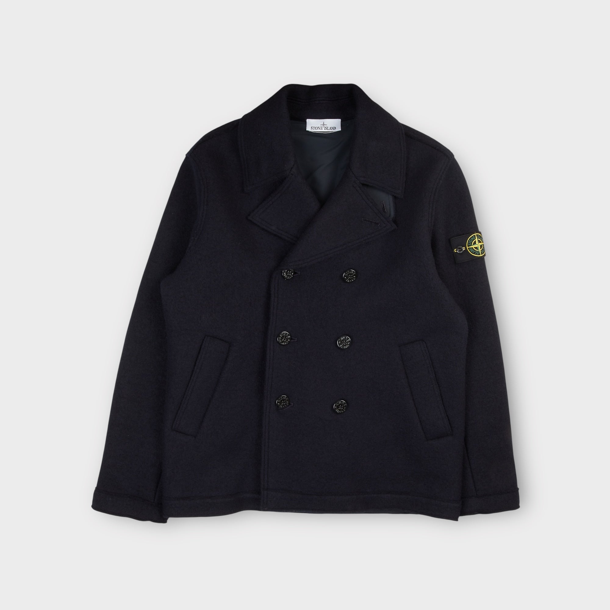 Stone Island Felted RWS Wool Jacket I Navy