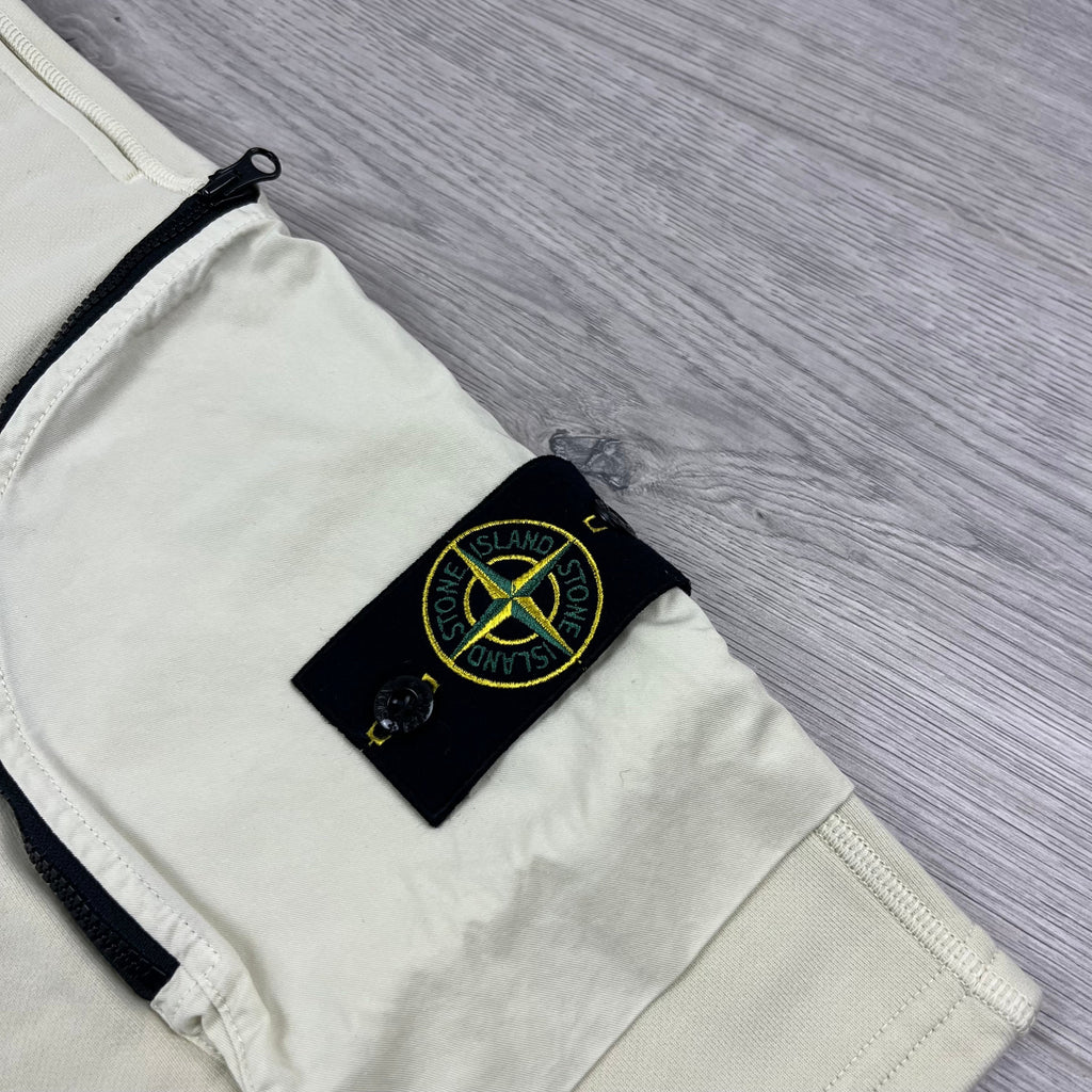Stone Island Jersey Shorts - Oat -Usfansport