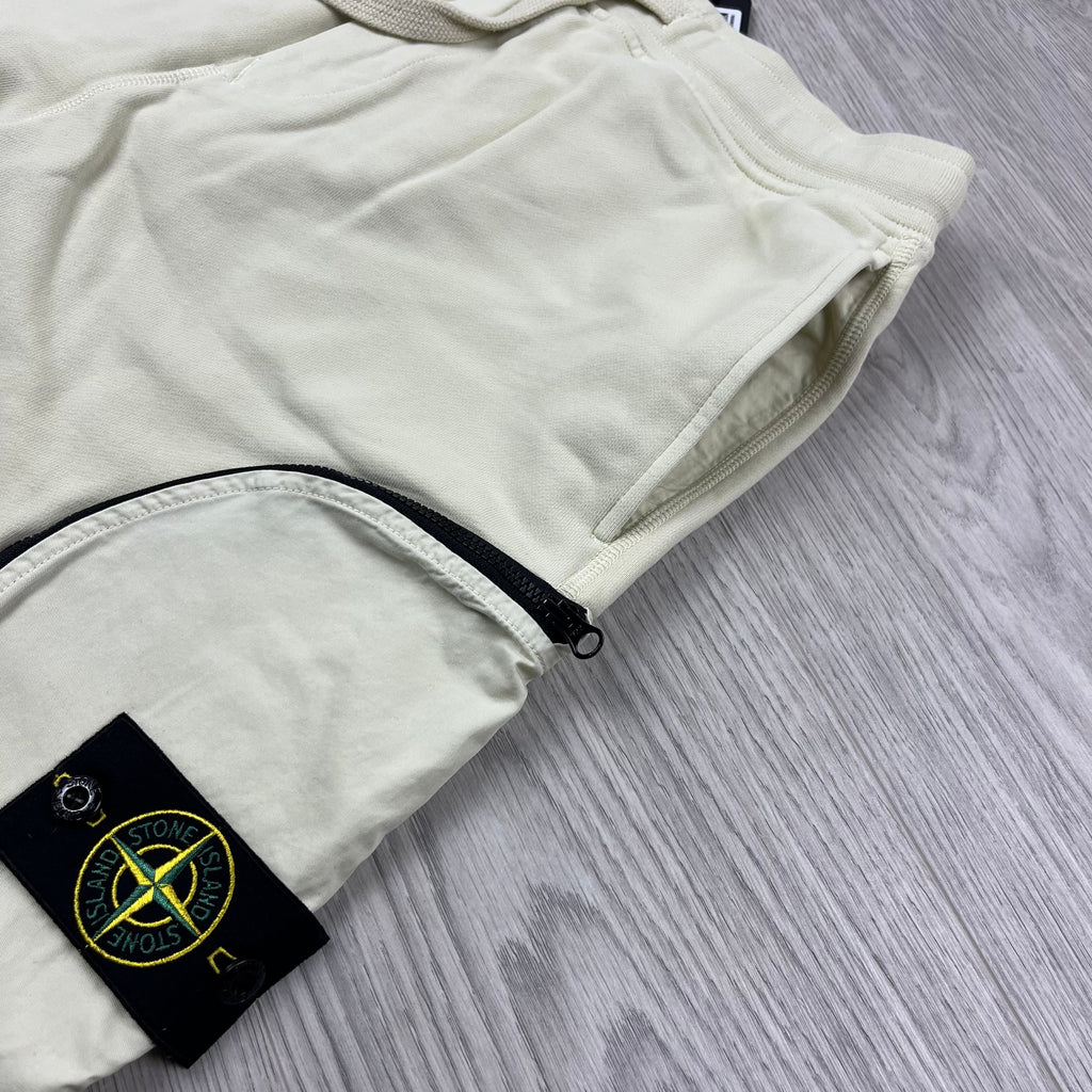 Stone Island Jersey Shorts - Oat -Usfansport