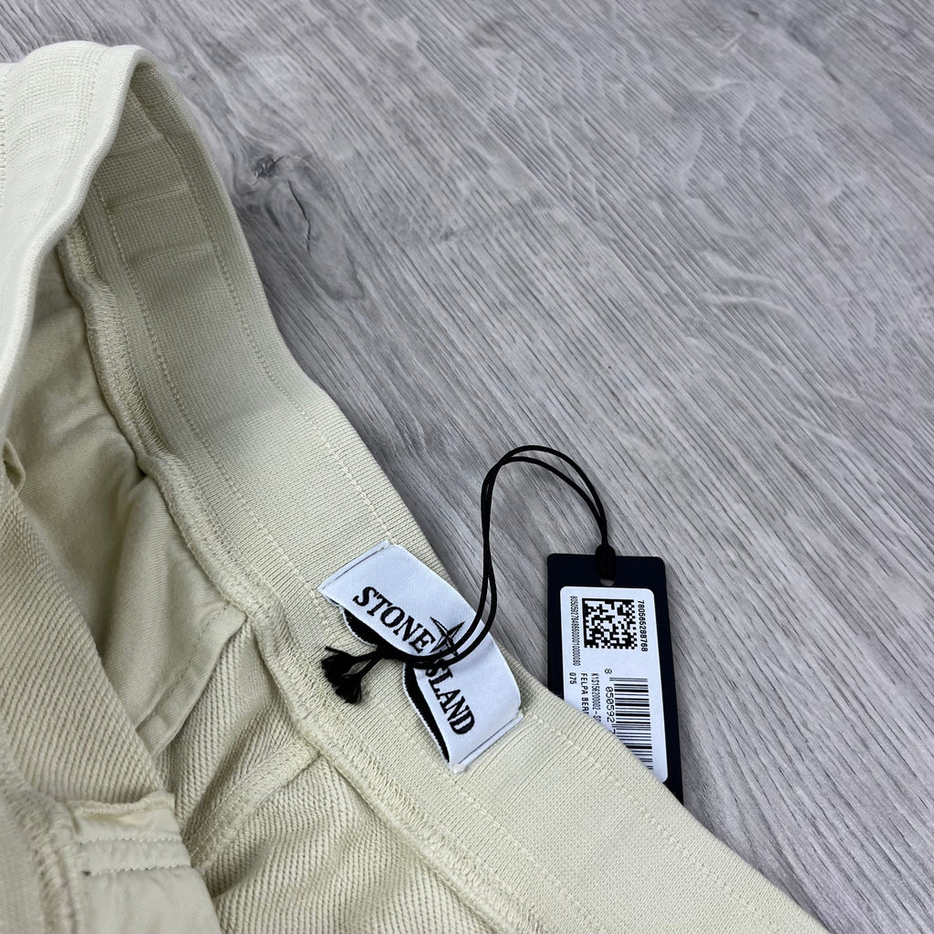 Stone Island Jersey Shorts - Oat -Usfansport