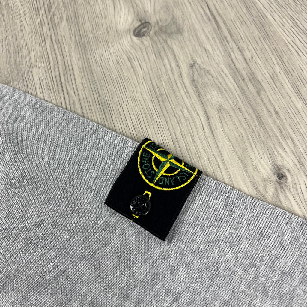 Stone Island Knit Half Zip Fleece - Grey -Usfansport