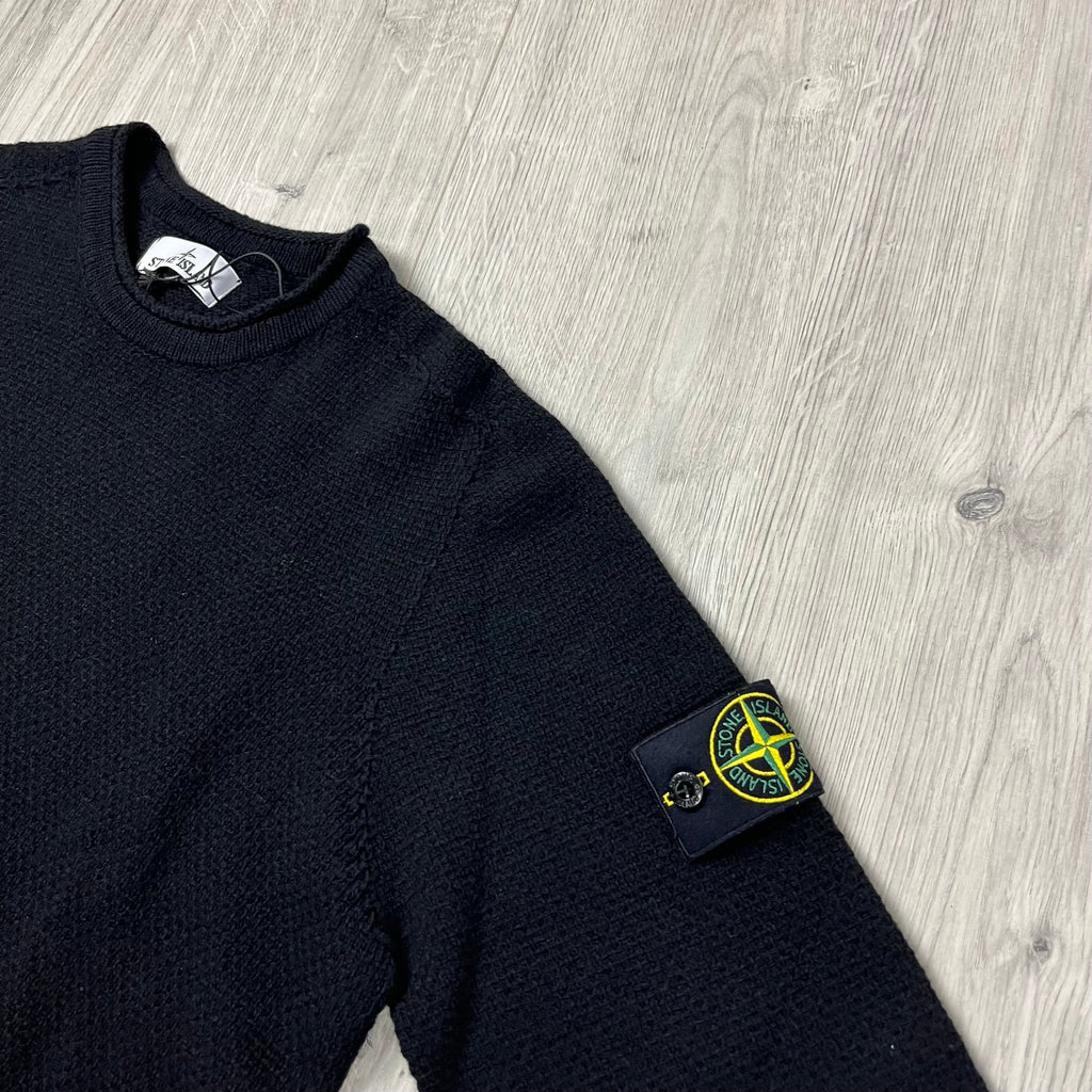 Stone Island Knit Sweatshirt - Black -Usfansport