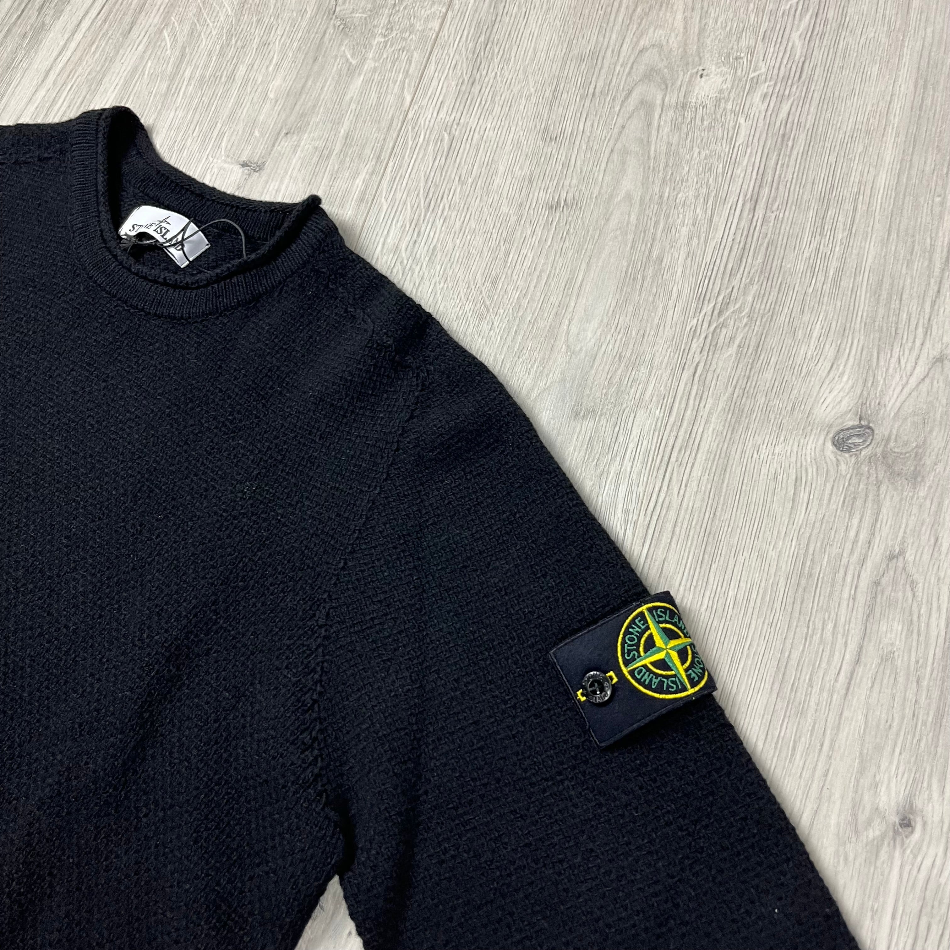 Stone Island Knit Sweatshirt - Black -Usfansport