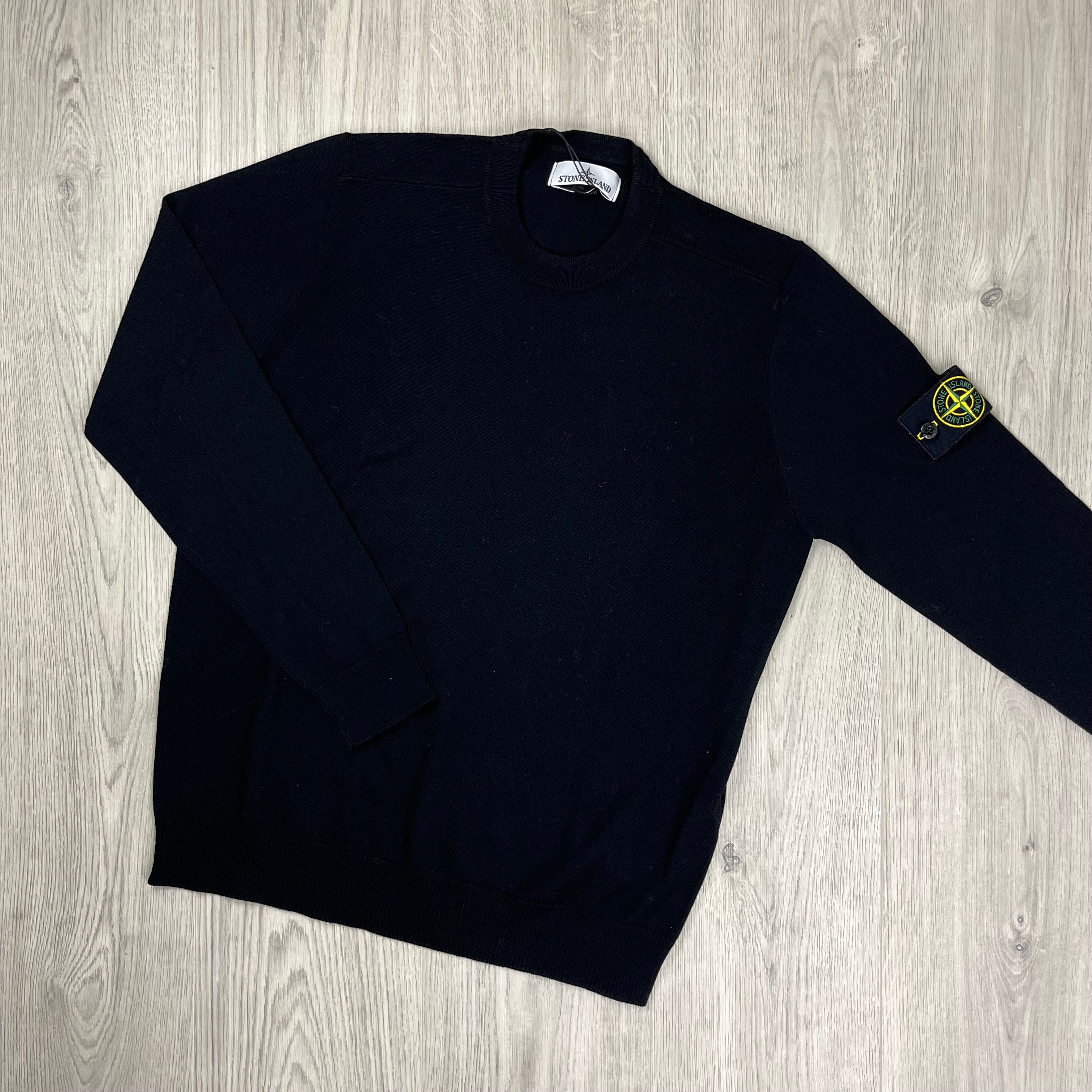 Stone Island Knit Sweatshirt - Black -Usfansport