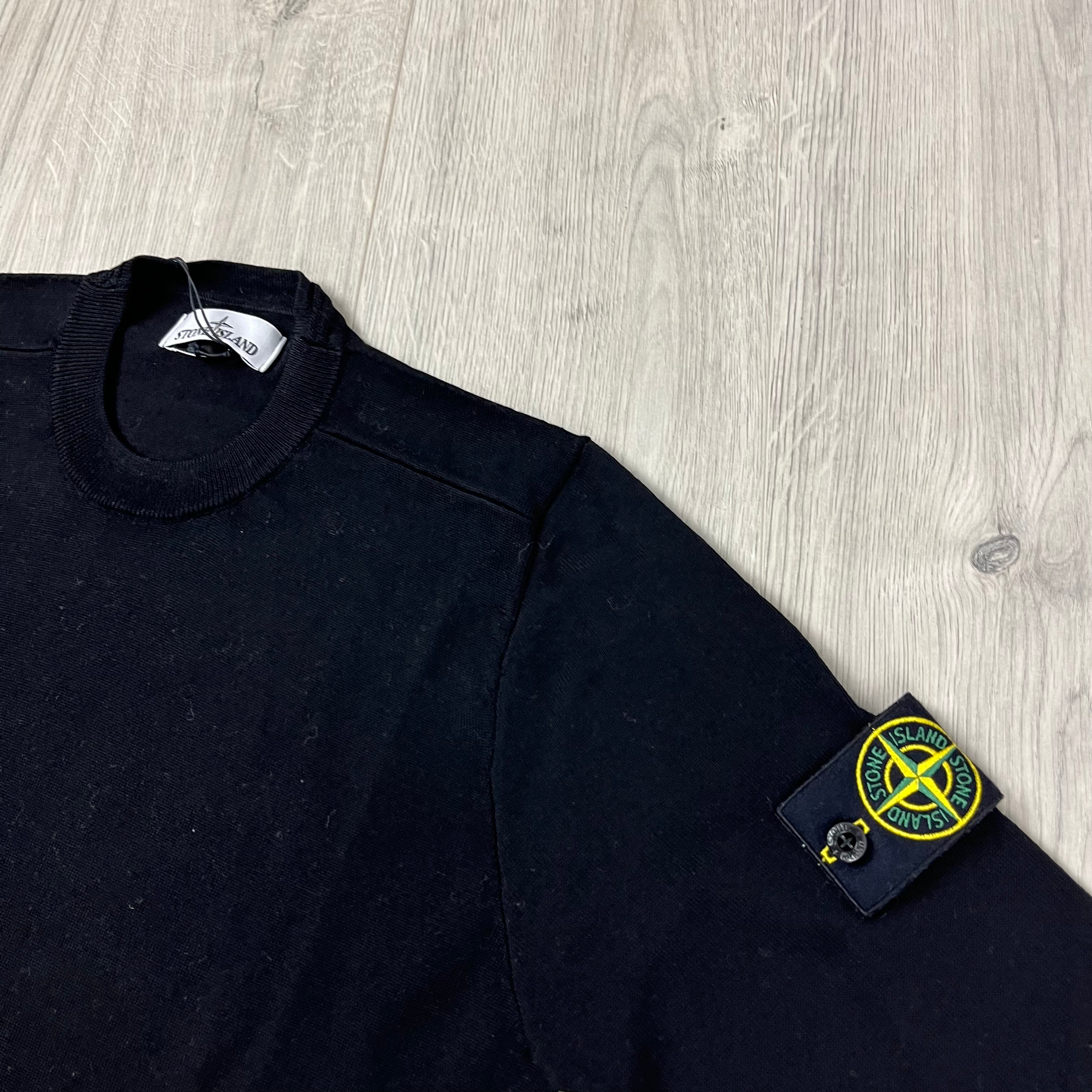 Stone Island Knit Sweatshirt - Black -Usfansport