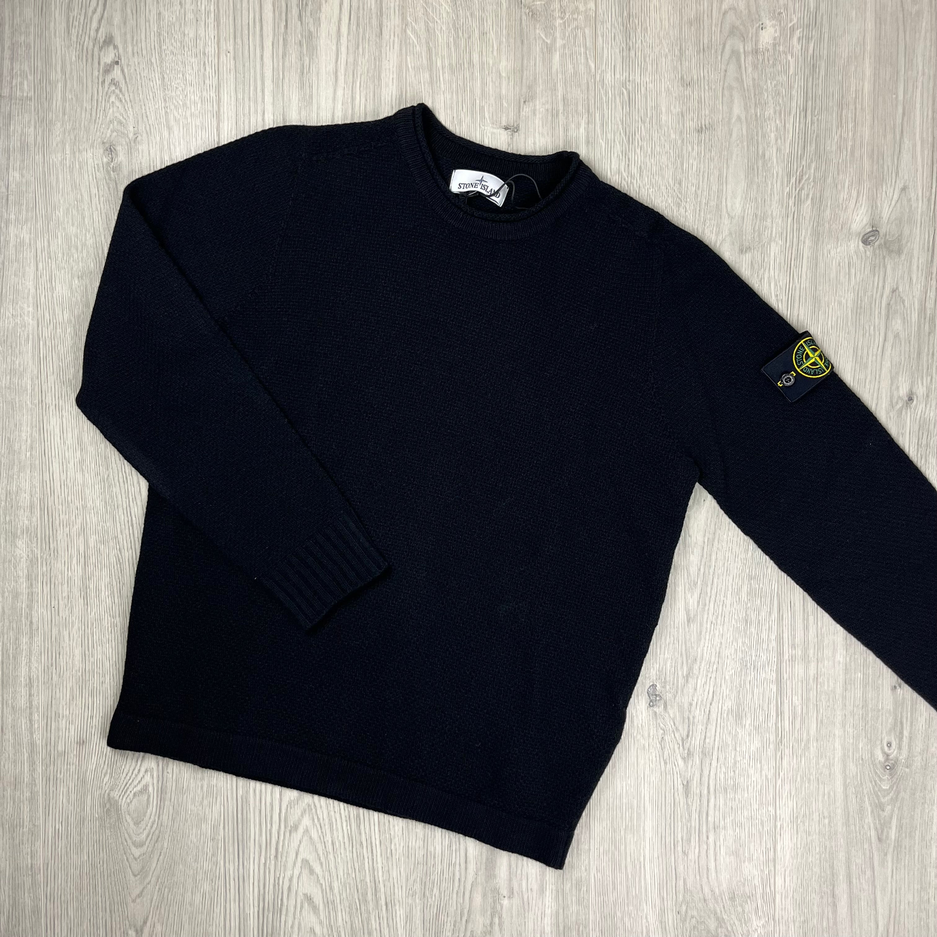 Stone Island Knit Sweatshirt - Black -Usfansport