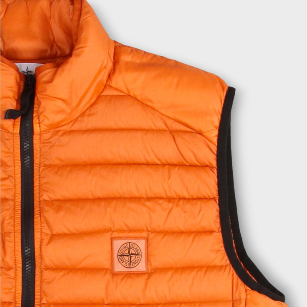 Stone Island Loom Woven R-Nylon Down TC Vest I Orange