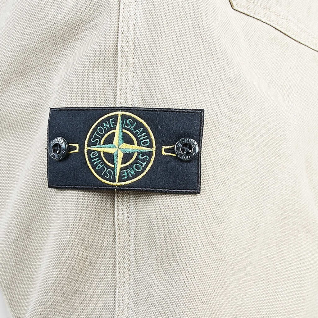 Stone Island Logo Loose Fit Bukser I Sand