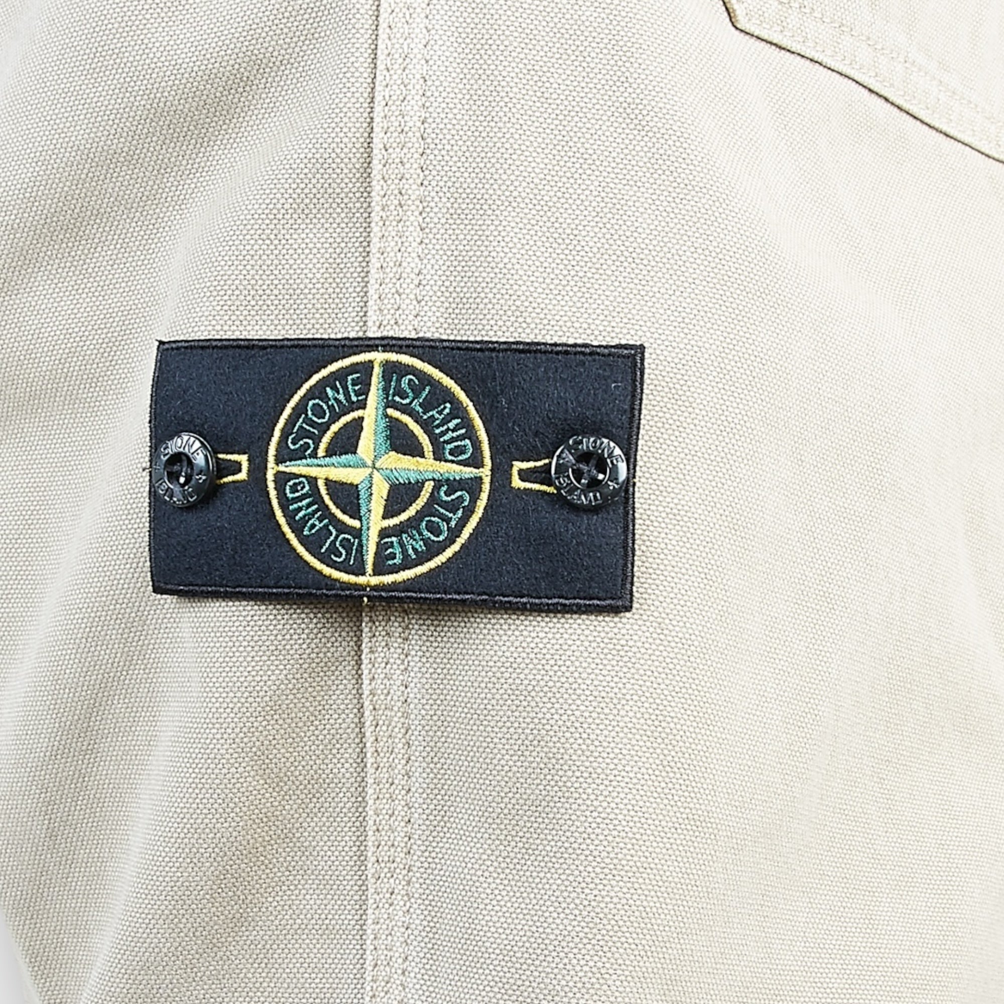 Stone Island Logo Loose Fit Bukser I Sand