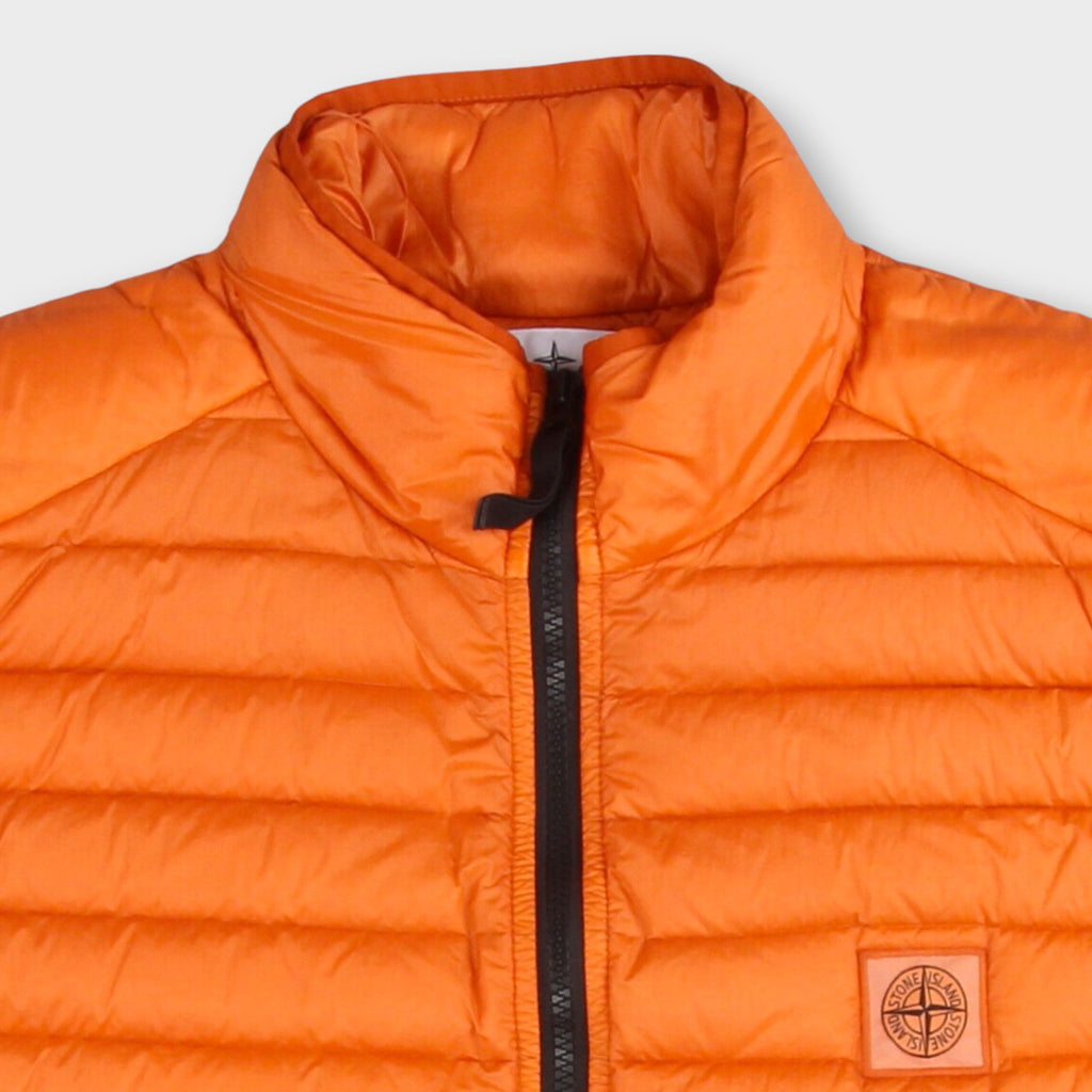 Stone Island Loom Woven R-Nylon Down TC Vest I Orange