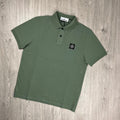 Stone Island Patch Polo Shirt - Sage -Usfansport