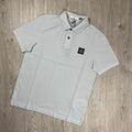 Stone Island Patch Polo Shirt - Sky Blue -Usfansport