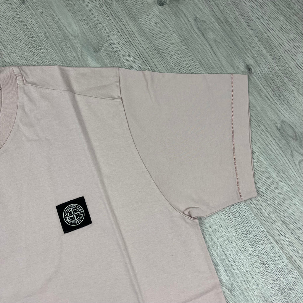 Stone Island Patch T-Shirt - Rose -Usfansport