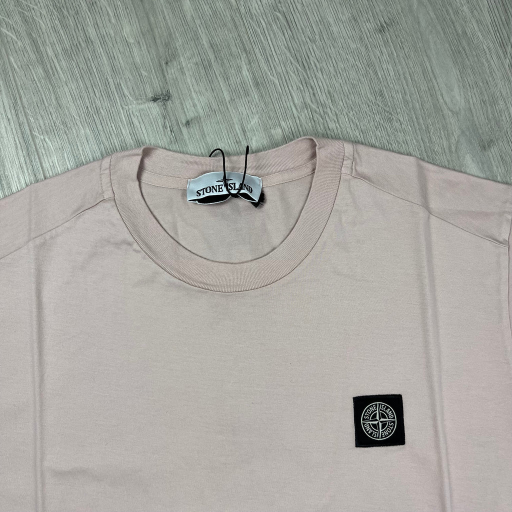Stone Island Patch T-Shirt - Rose -Usfansport