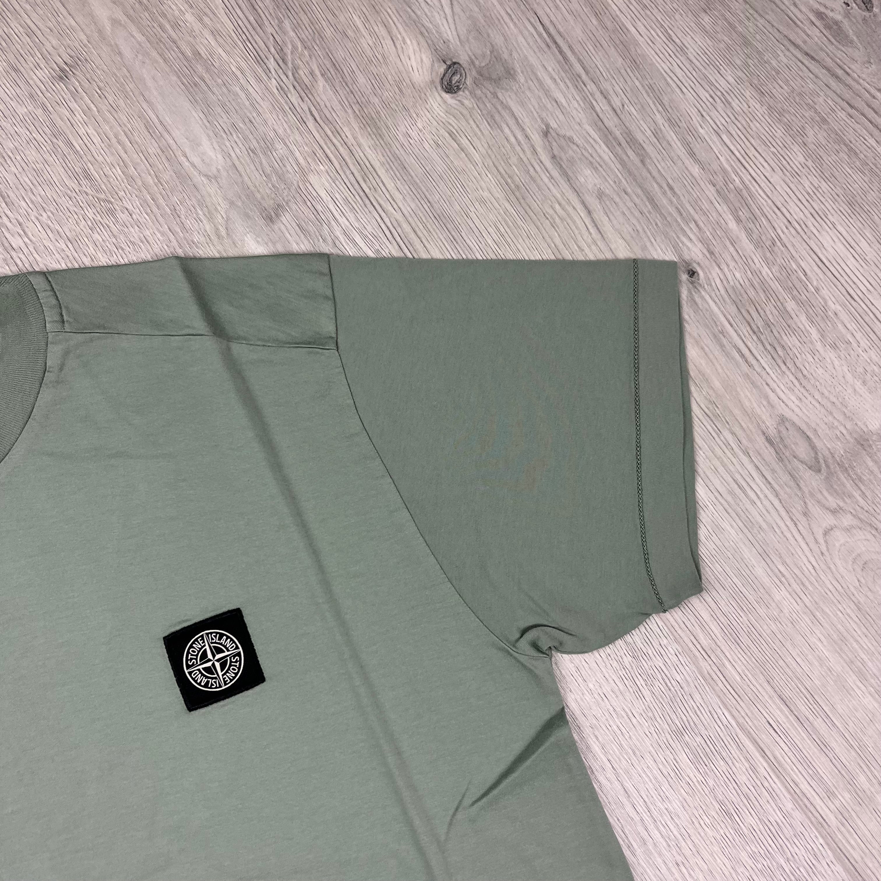 Stone Island Patch T-Shirt - Sage -Usfansport