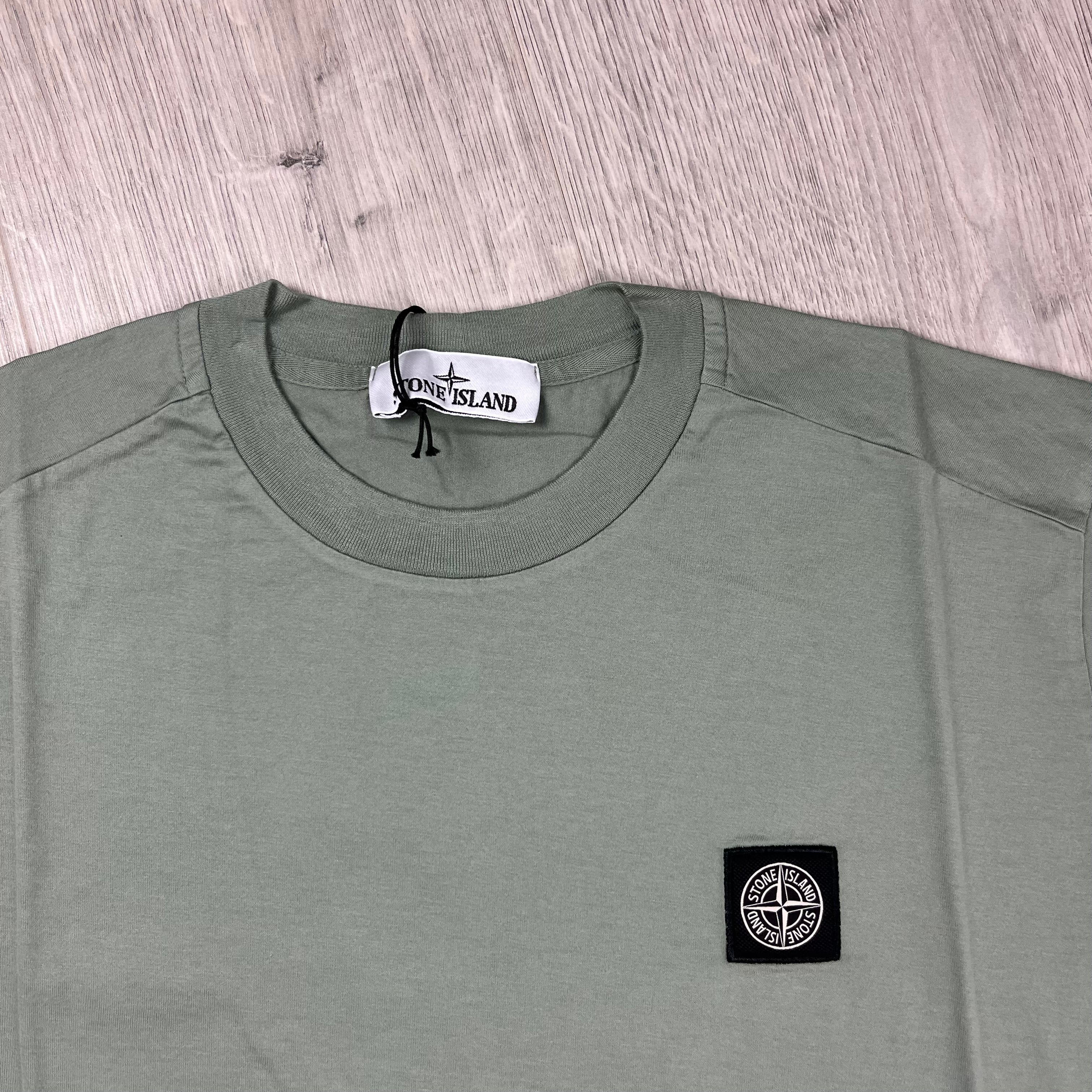 Stone Island Patch T-Shirt - Sage -Usfansport