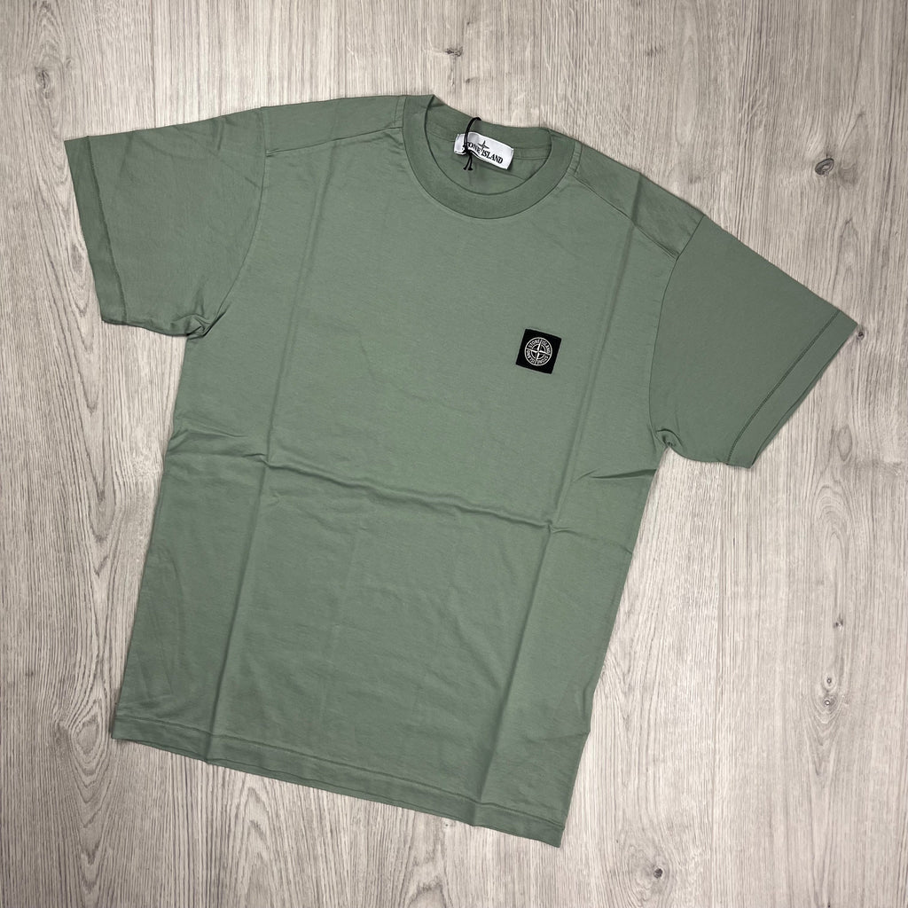 Stone Island Patch T-Shirt - Sage -Usfansport
