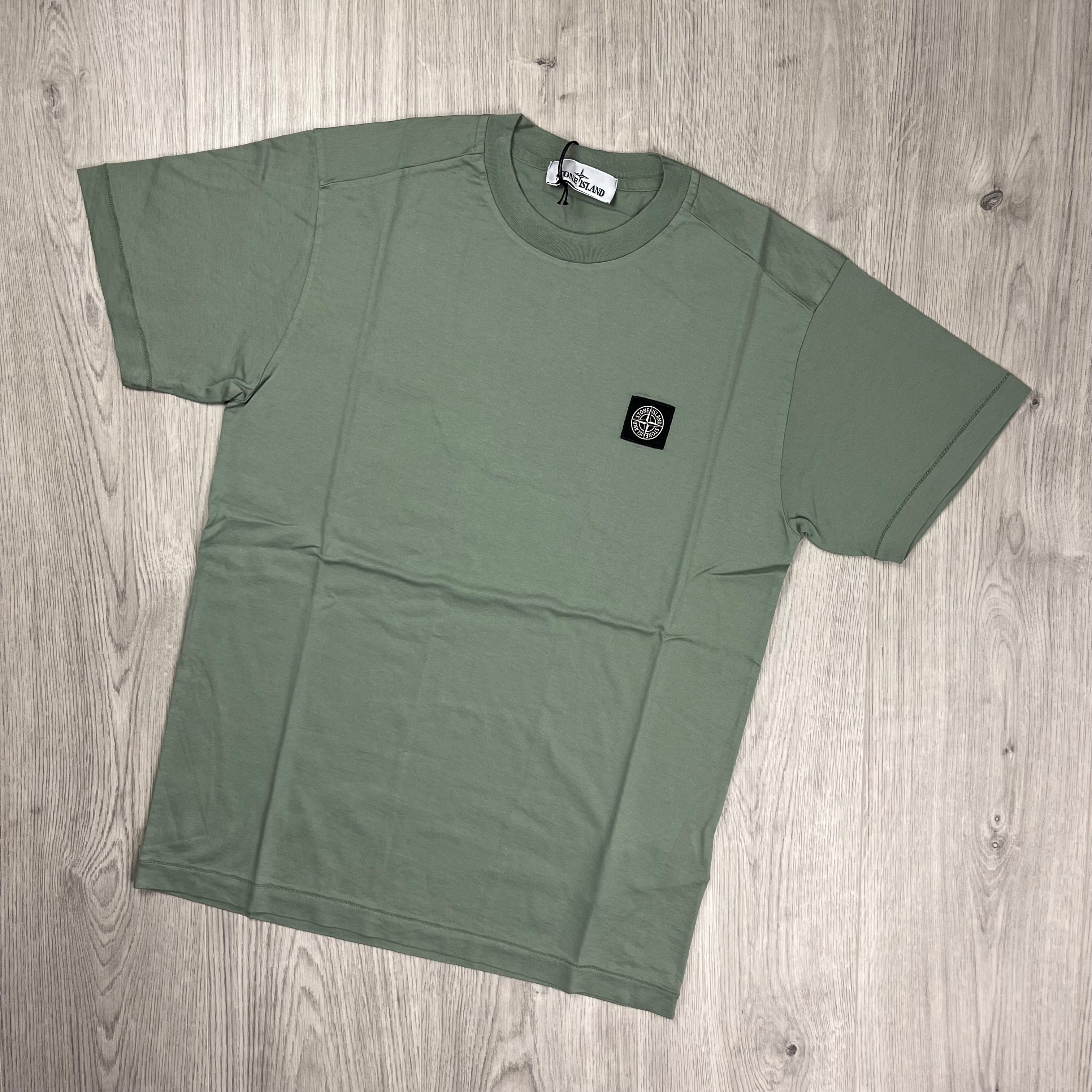 Stone Island Patch T-Shirt - Sage -Usfansport