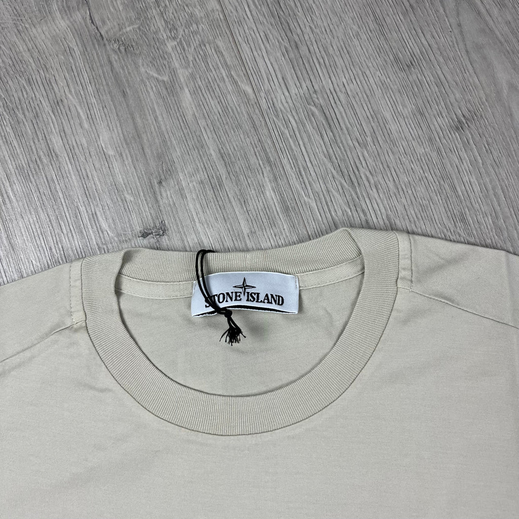 Stone Island Patch T-Shirt - Sand -Usfansport