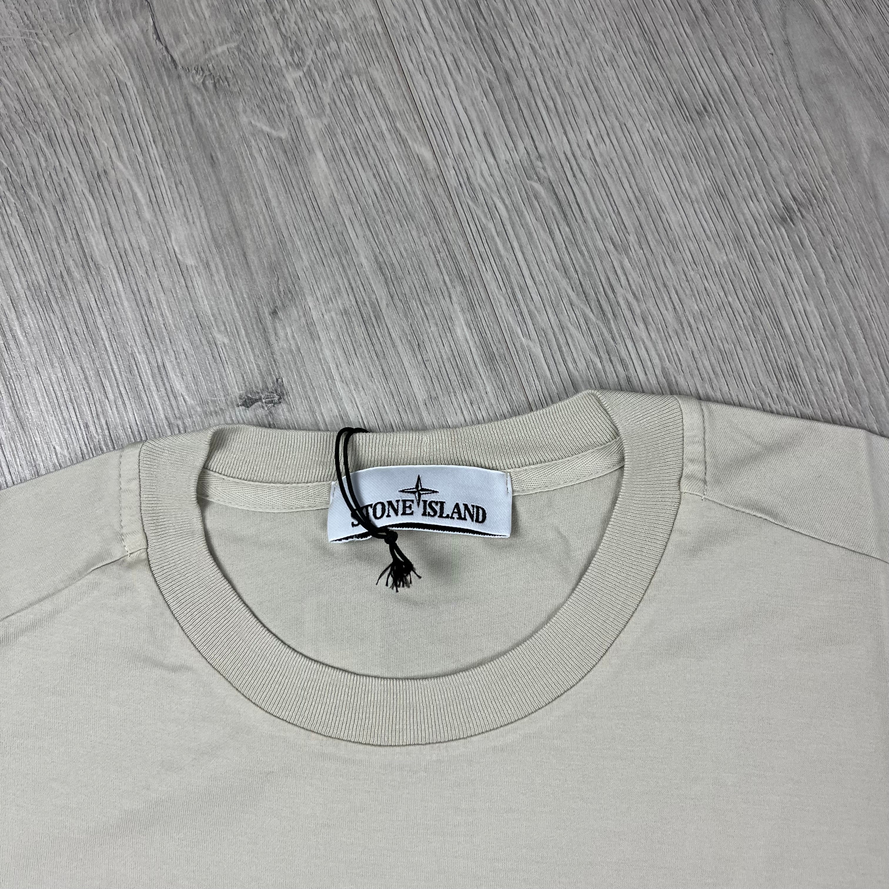 Stone Island Patch T-Shirt - Sand -Usfansport