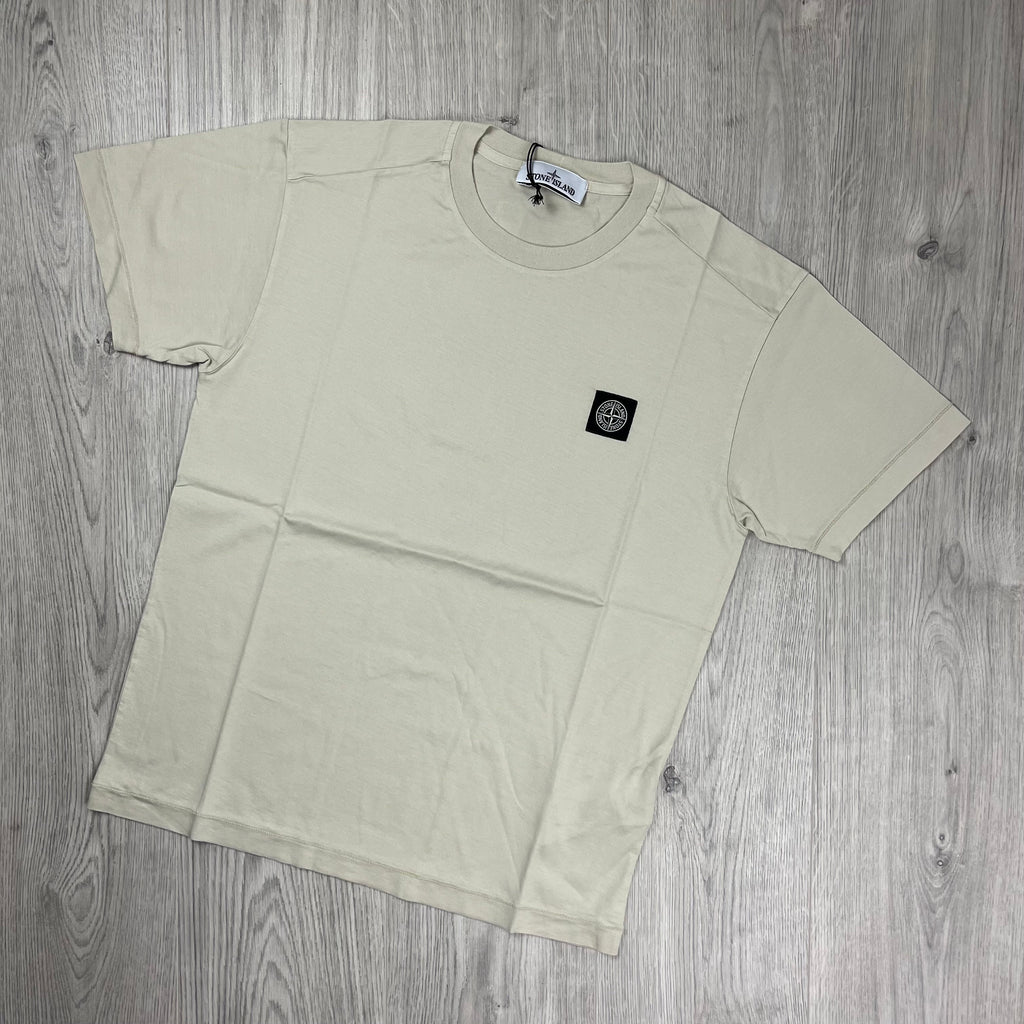 Stone Island Patch T-Shirt - Sand -Usfansport
