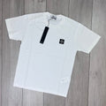 Stone Island Patch T-Shirt - White -Usfansport