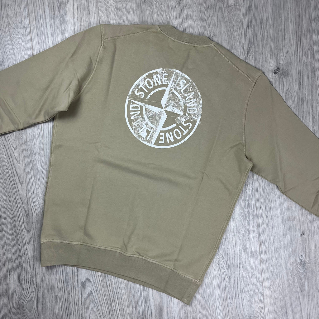 Stone Island Reflective Sweatshirt - Desert -Usfansport