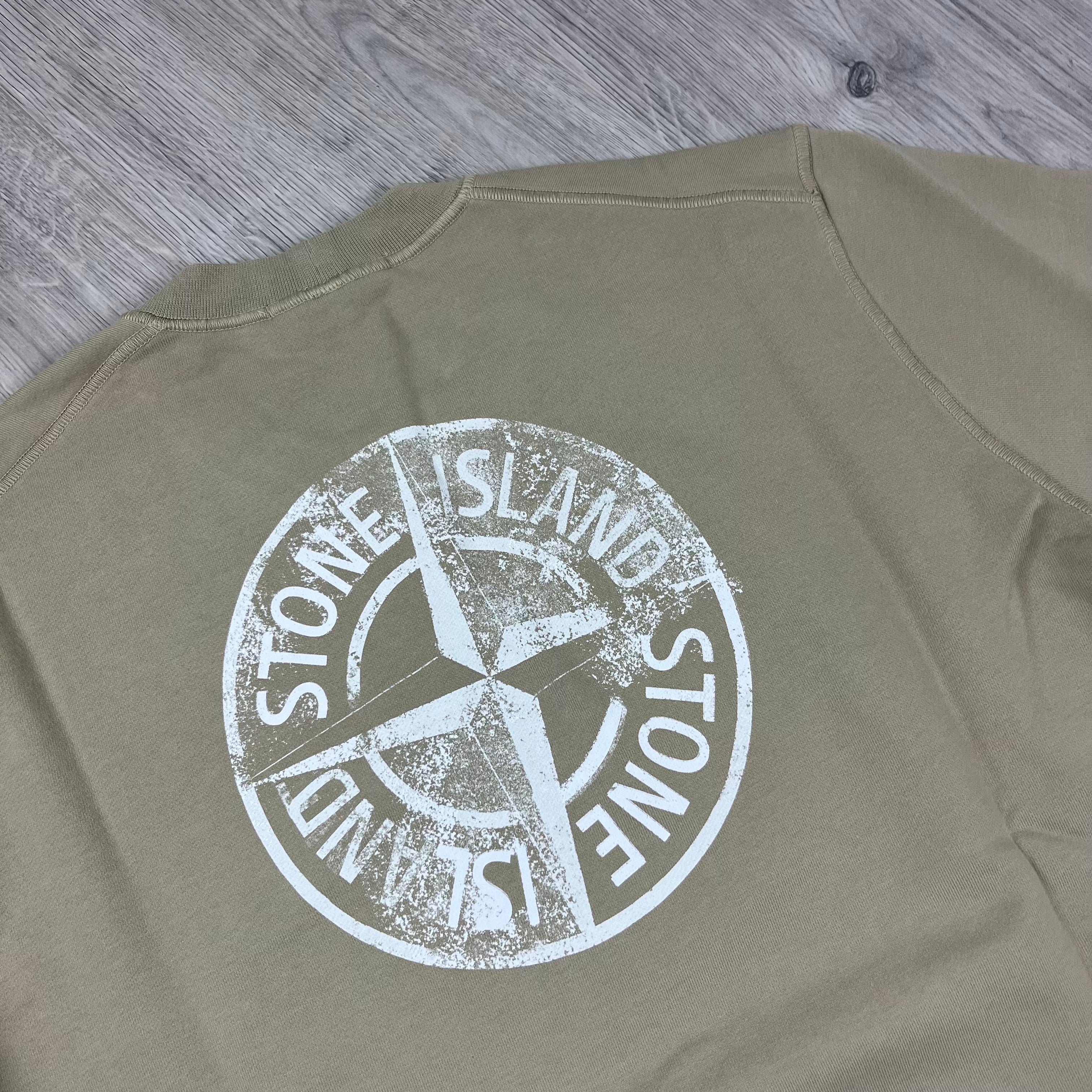 Stone Island Reflective Sweatshirt - Desert -Usfansport