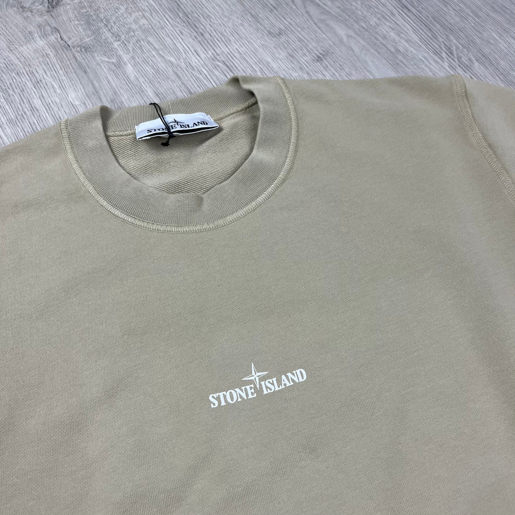 Stone Island Reflective Sweatshirt - Desert -Usfansport