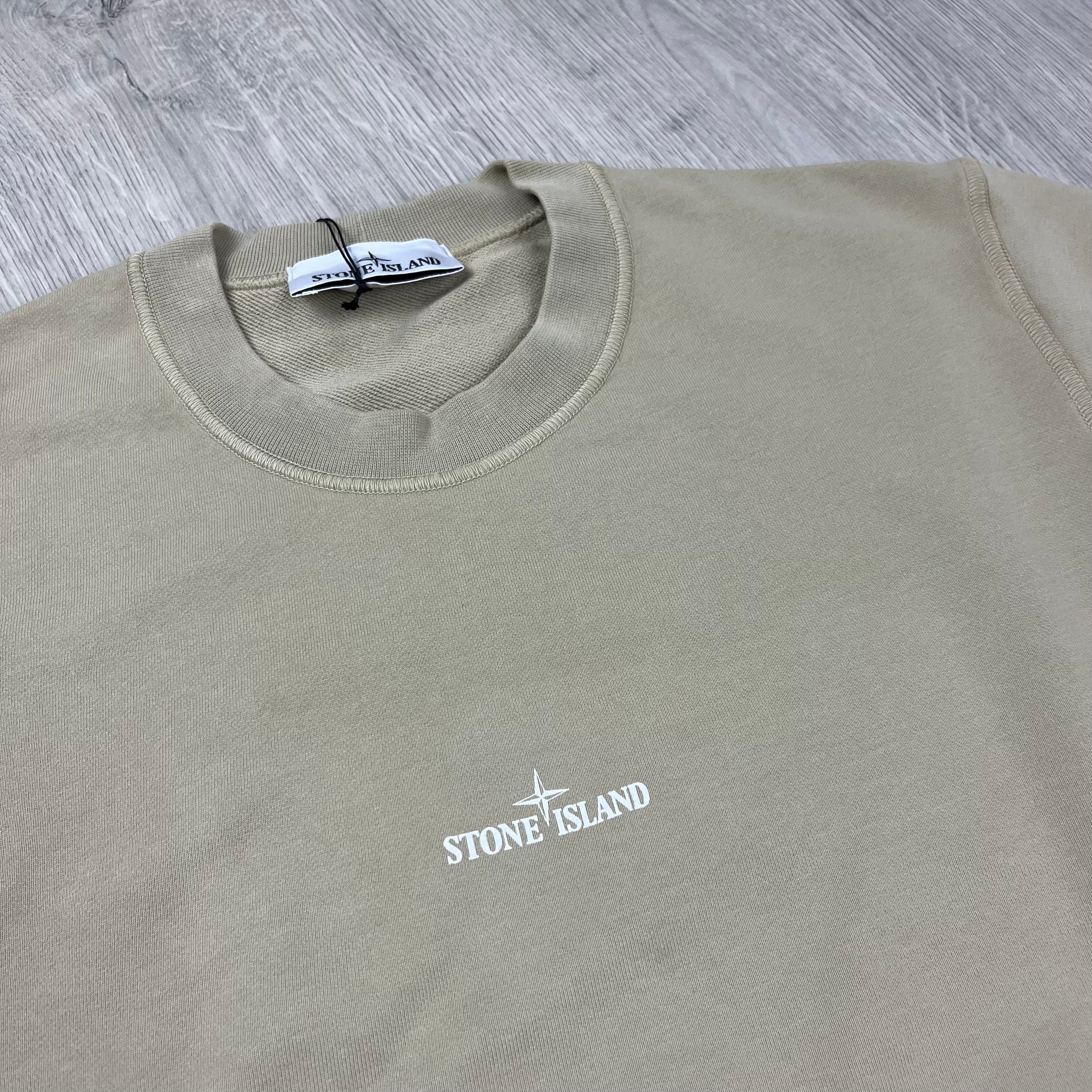 Stone Island Reflective Sweatshirt - Desert -Usfansport