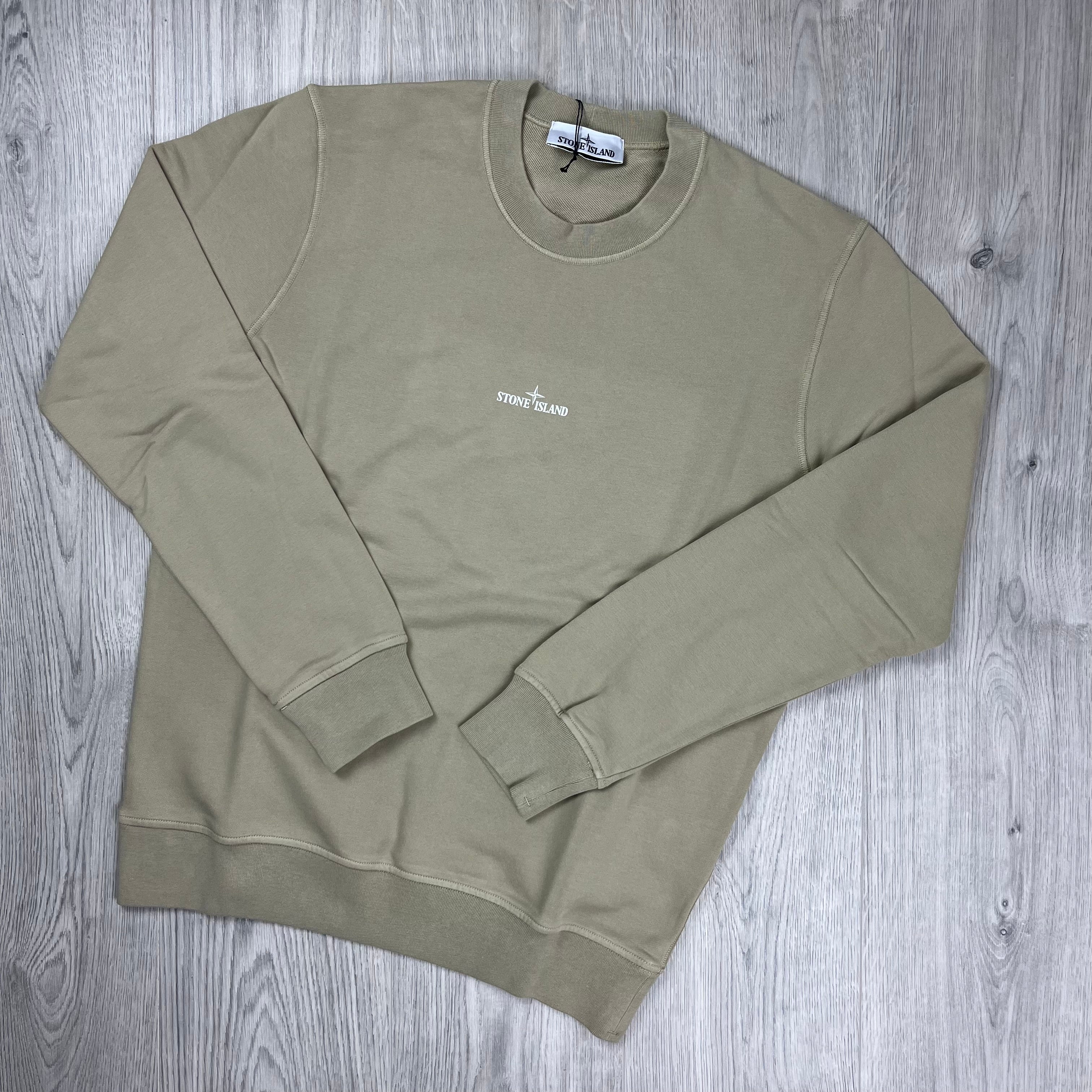 Stone Island Reflective Sweatshirt - Desert -Usfansport