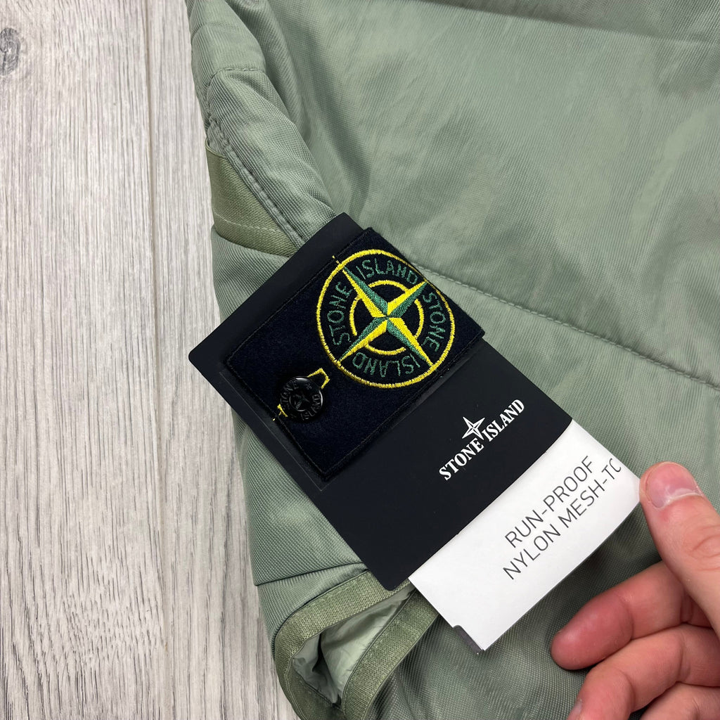 Stone Island Nylon Gilet - Sage -Usfansport
