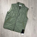 Stone Island Nylon Gilet - Sage -Usfansport