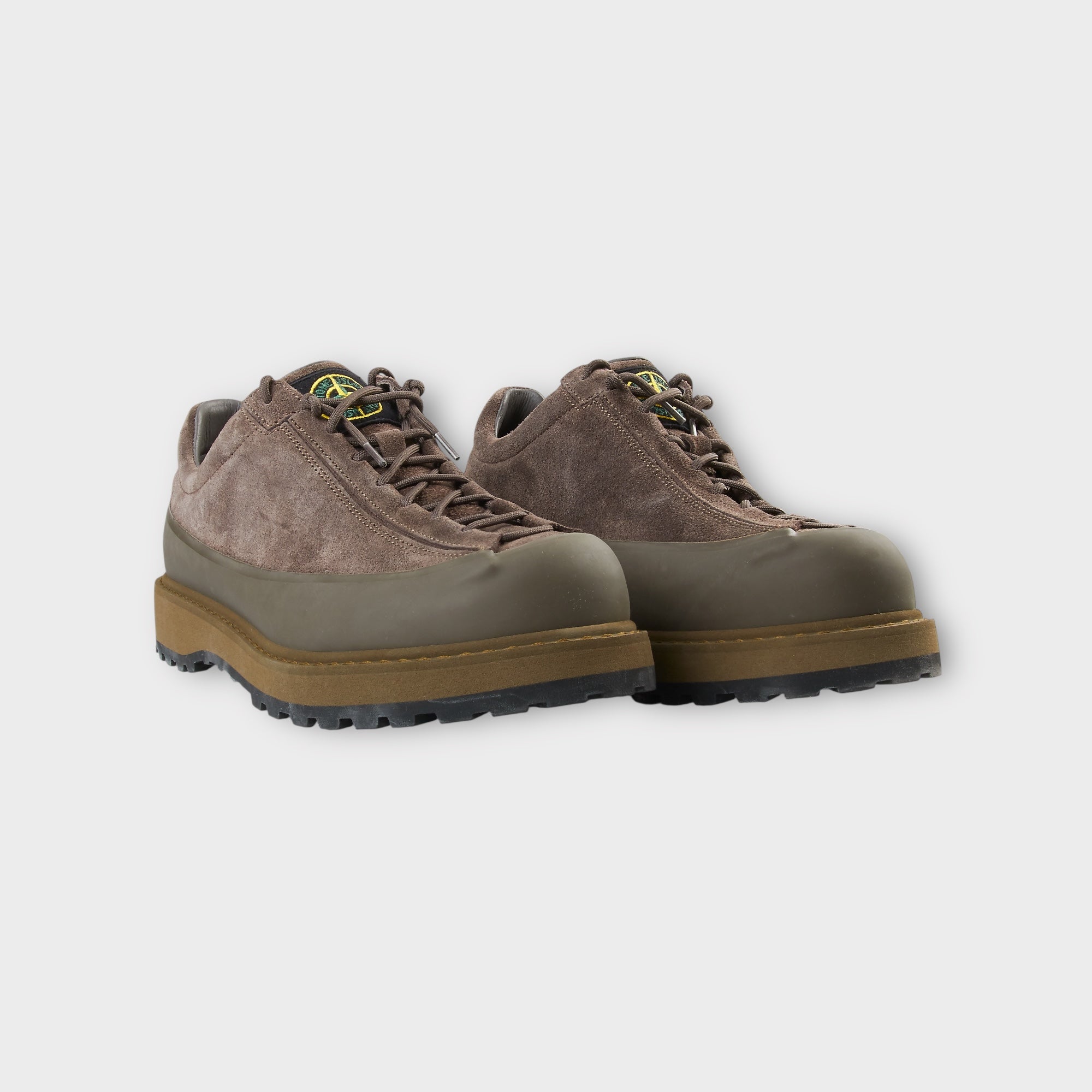 Stone Island Suede Sneakers I Military Green