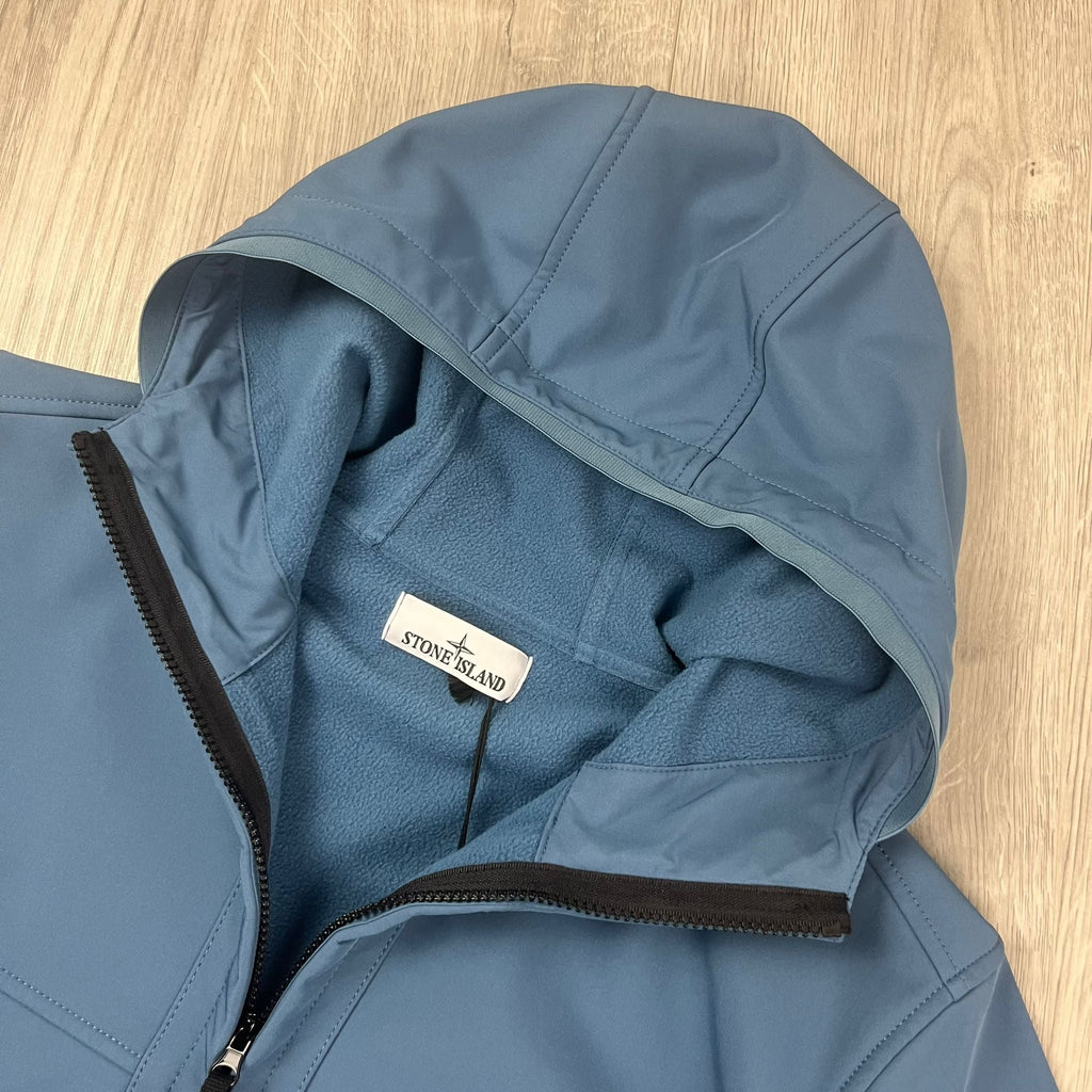Stone Island Shell Jacket - Avio Blue -Usfansport