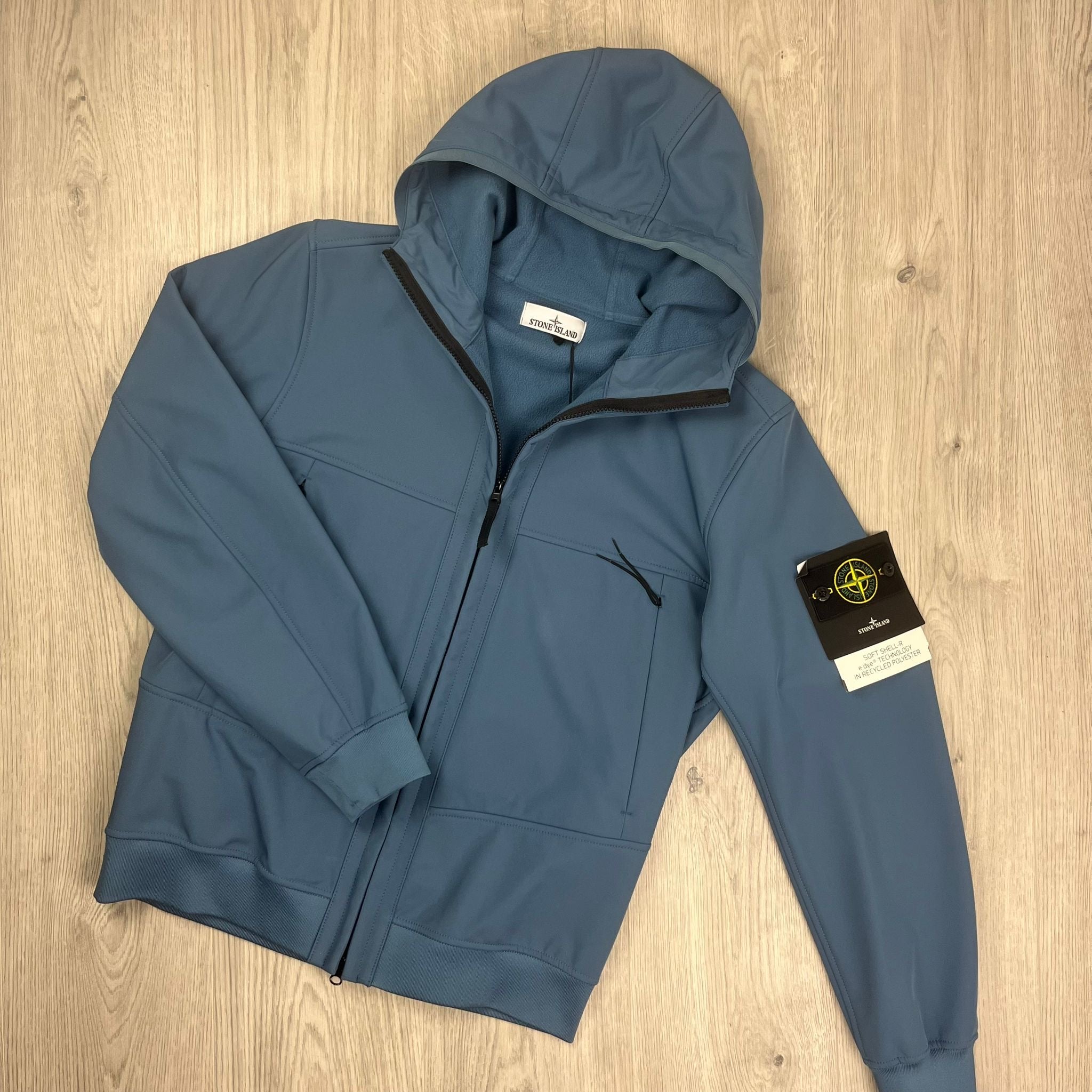 Stone Island Shell Jacket - Avio Blue -Usfansport
