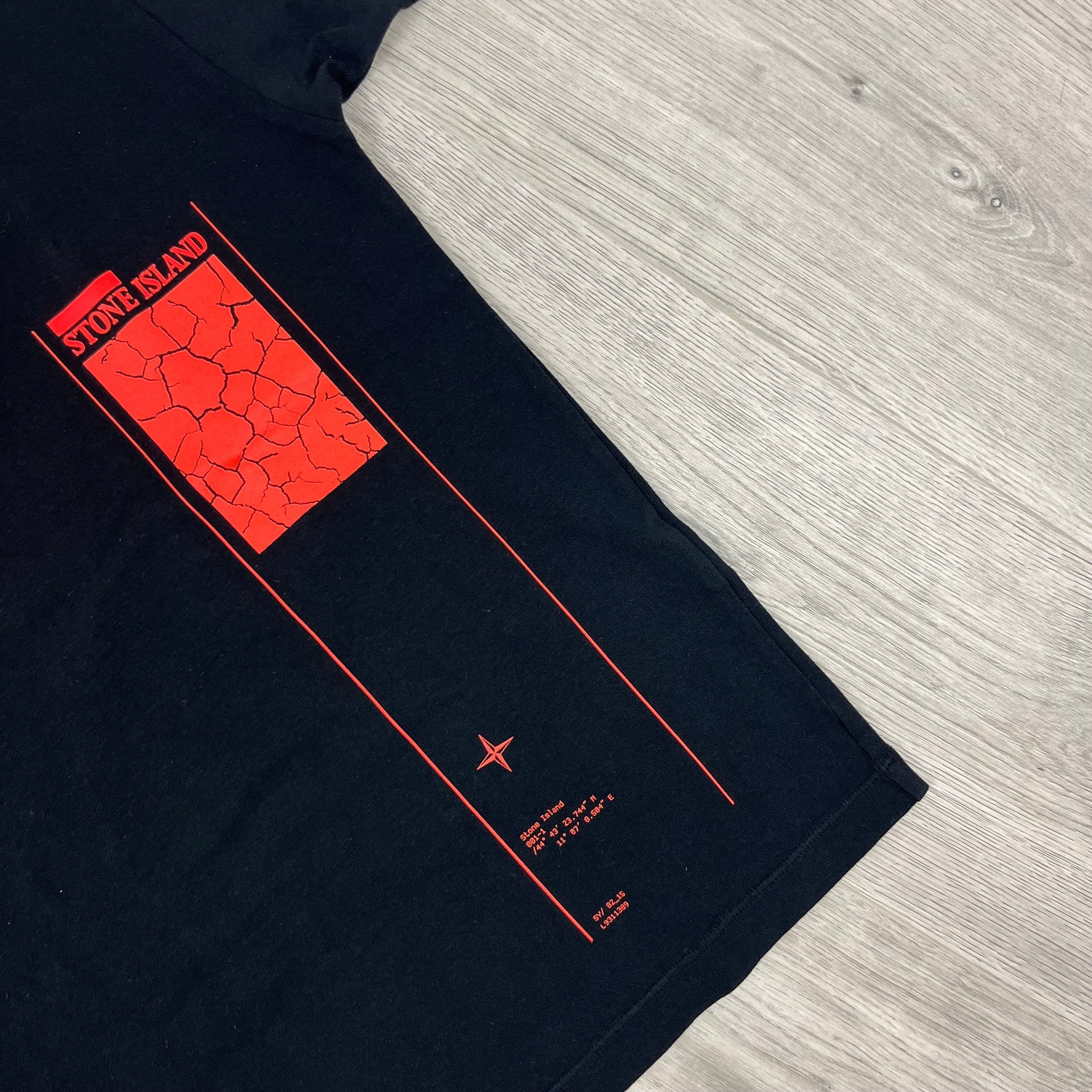 Stone Island Spine T-Shirt - Black -Usfansport