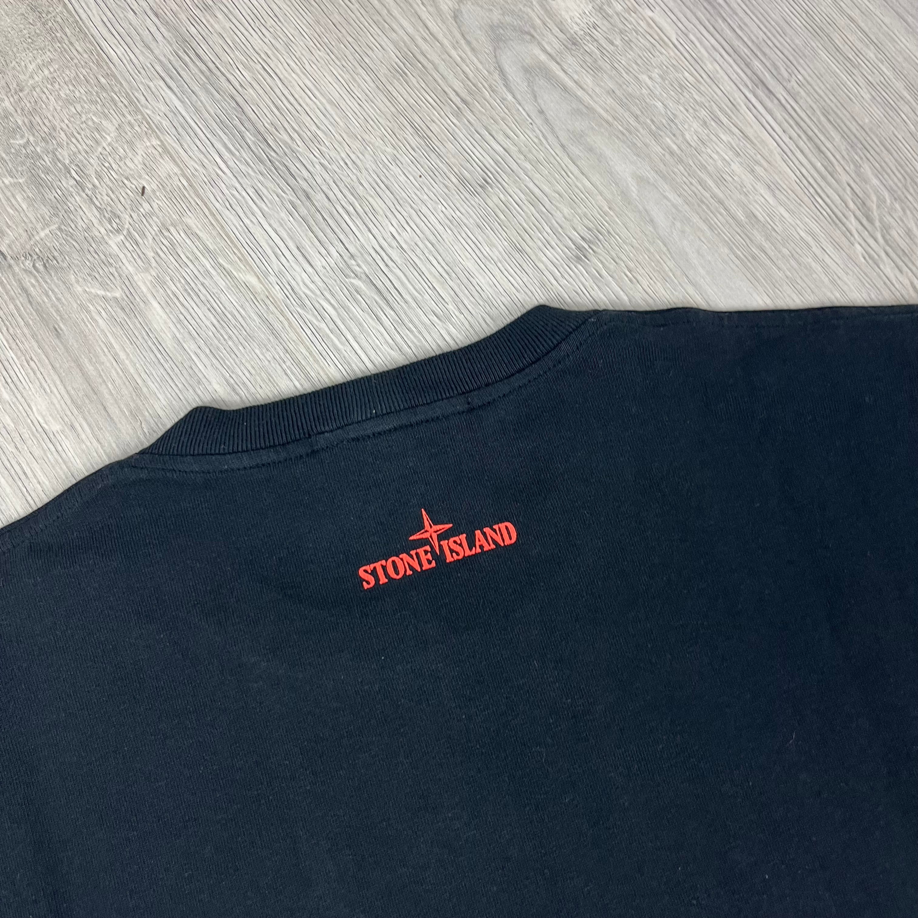 Stone Island Spine T-Shirt - Black -Usfansport