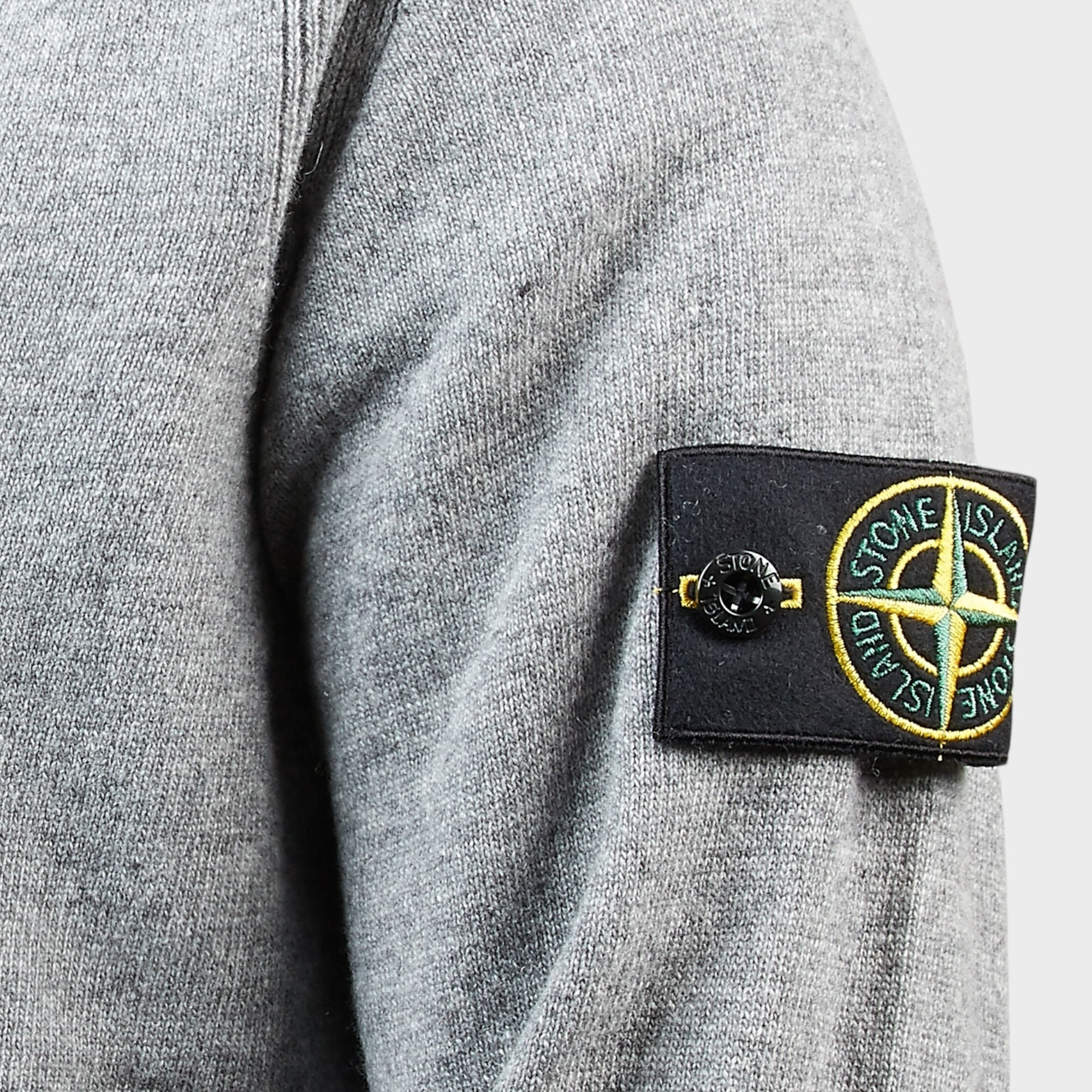 Stone Island Strik Cardigan I Grå