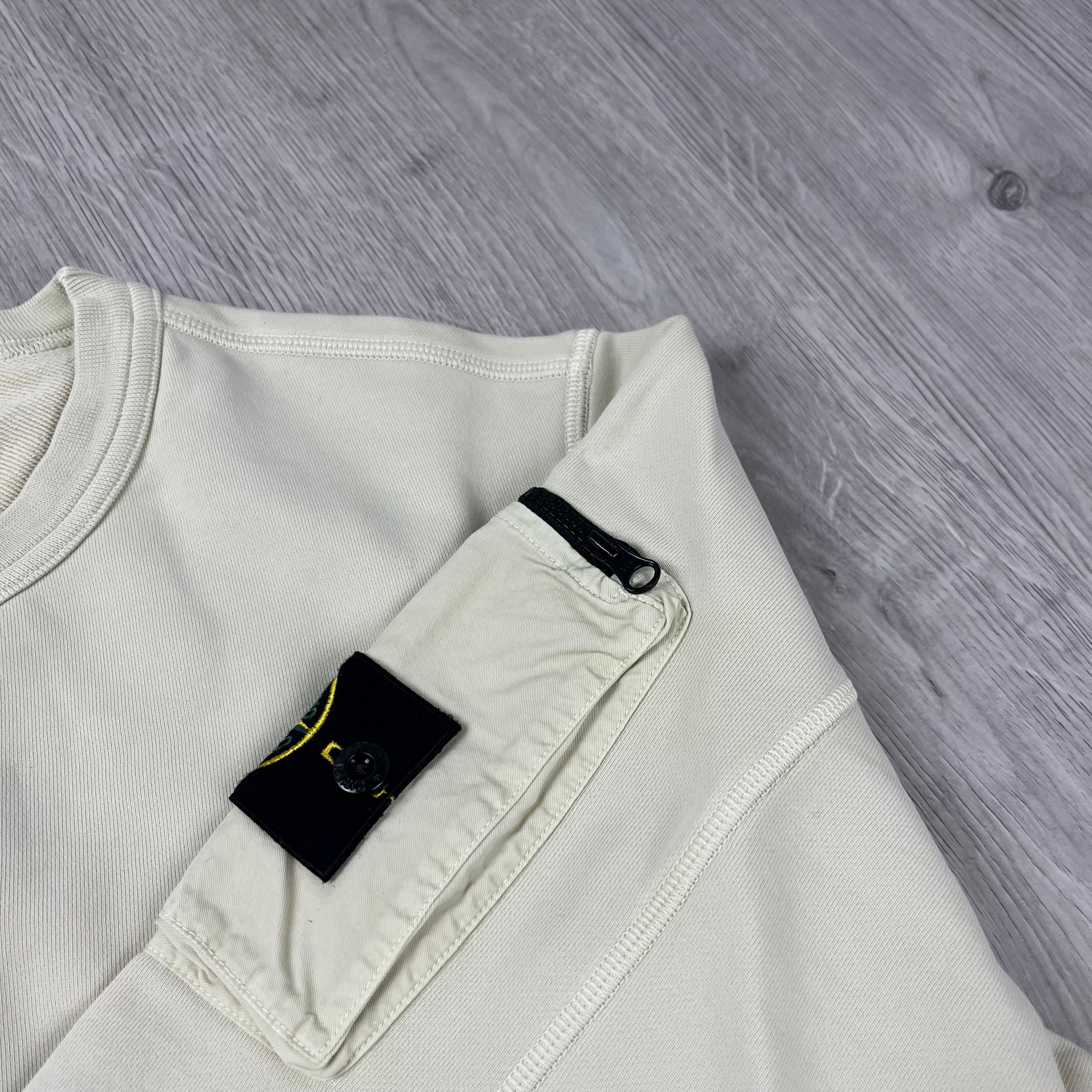 Stone Island Dyed Sweatshirt - Oat -Usfansport
