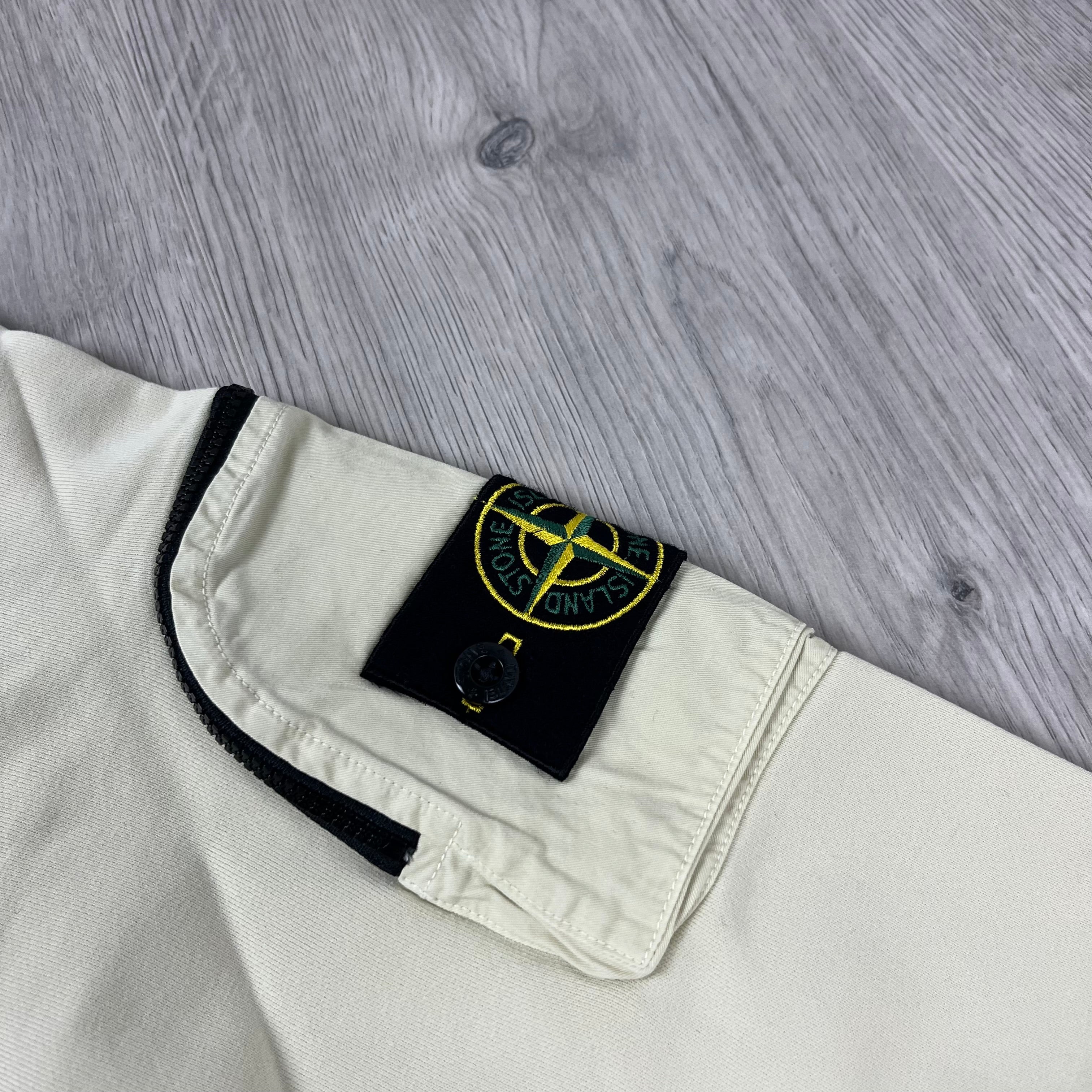 Stone Island Dyed Sweatshirt - Oat -Usfansport